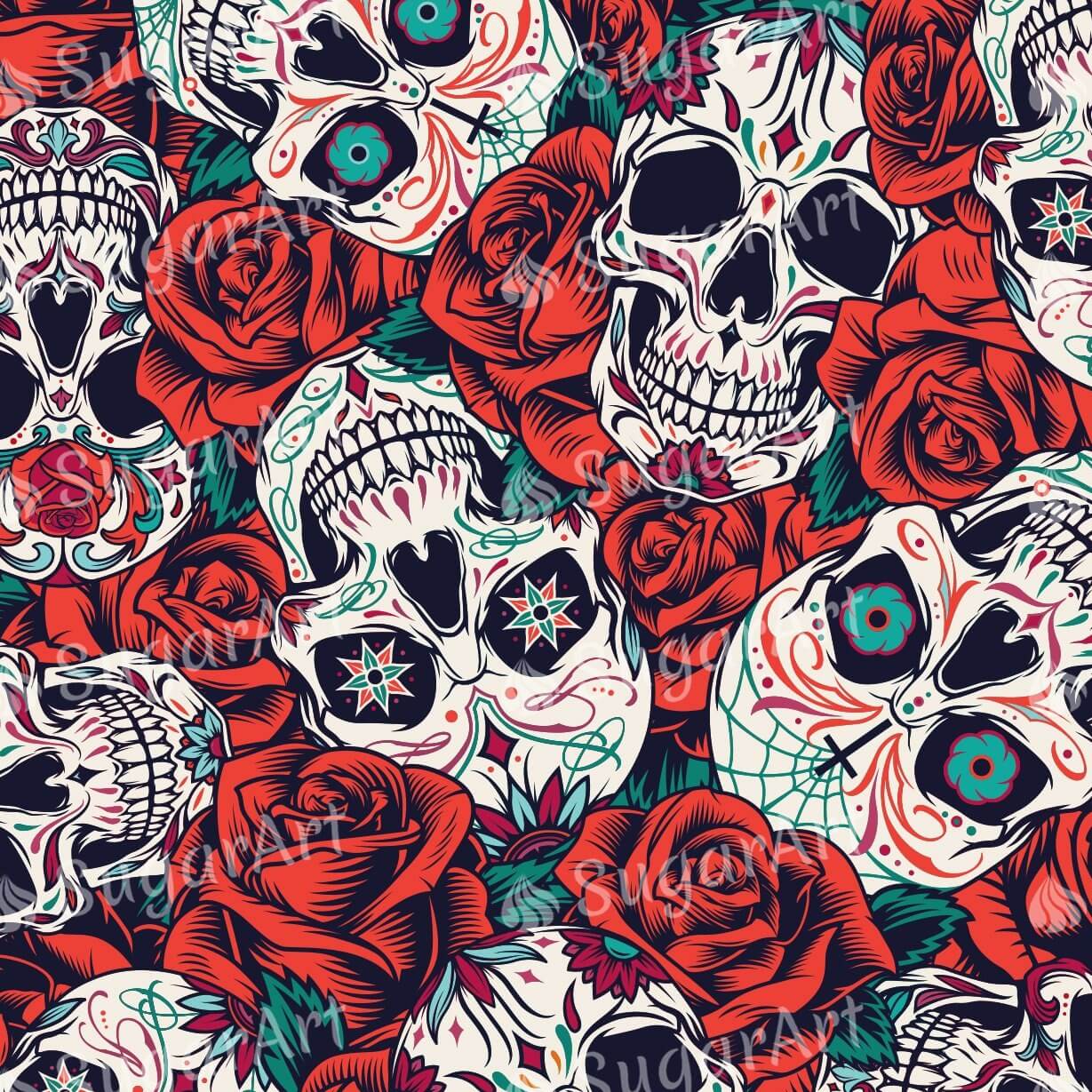 Halloween Día De Los Muertos - Icing - ISA150.