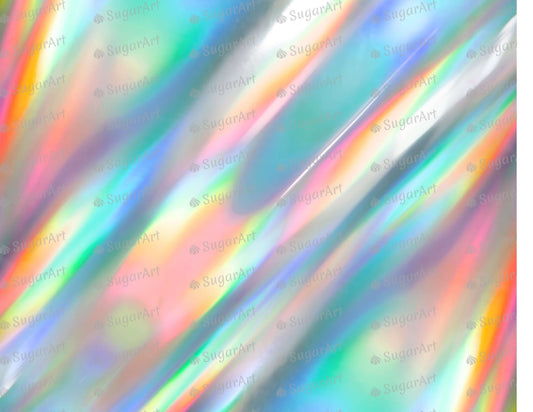 Vibrant Holographic Pastel Foil Texture - Icing - ISA163.
