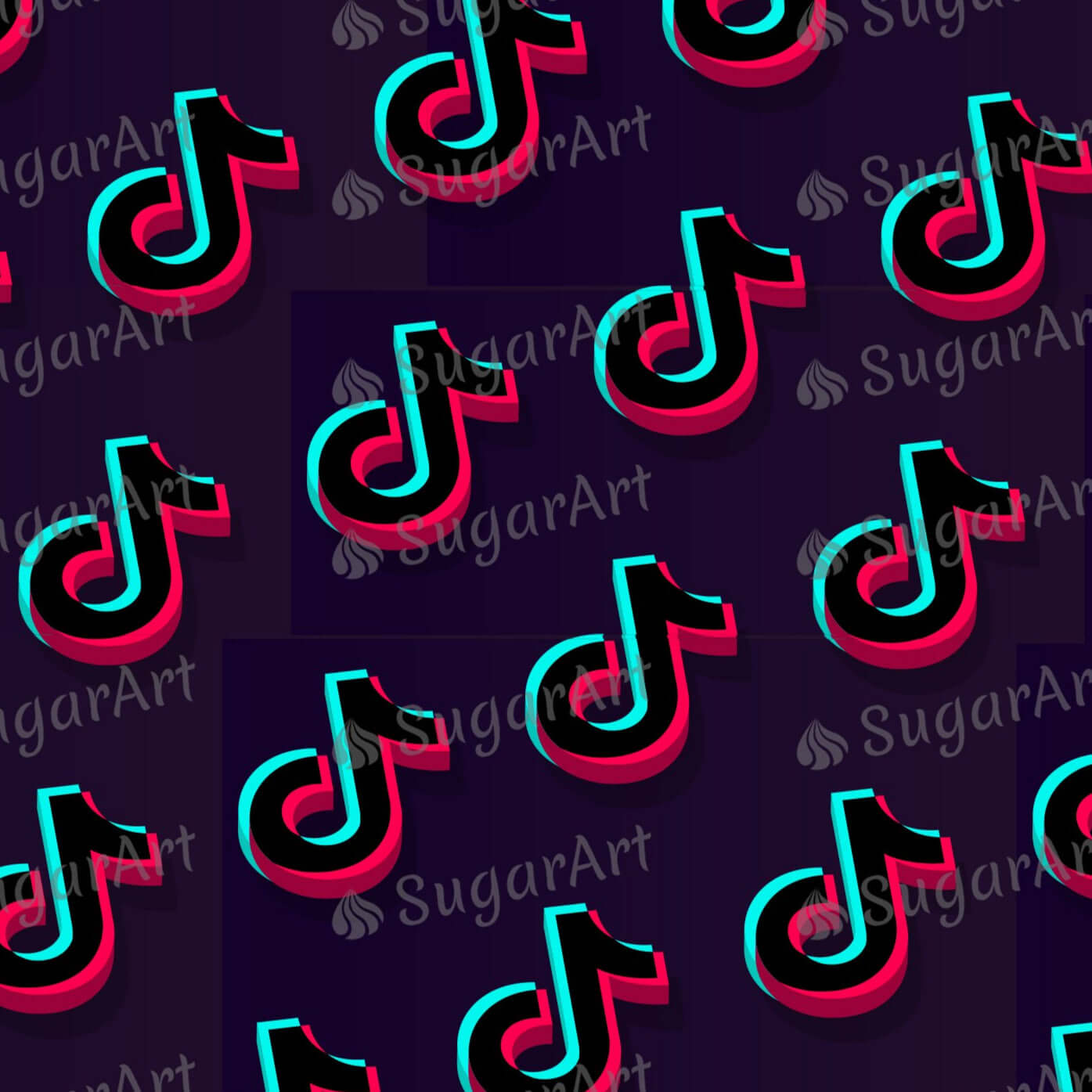 Tiktok Social Network Pattern - Icing - ISA173.