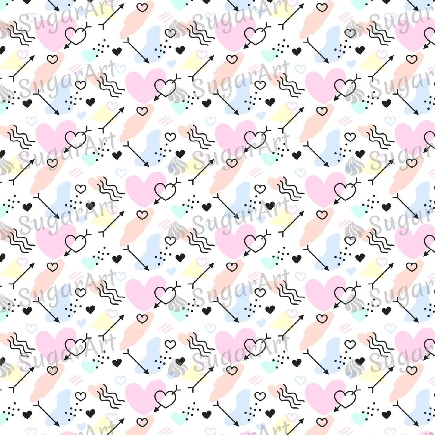 Valentines Day Memphis Style - Icing - ISA206.