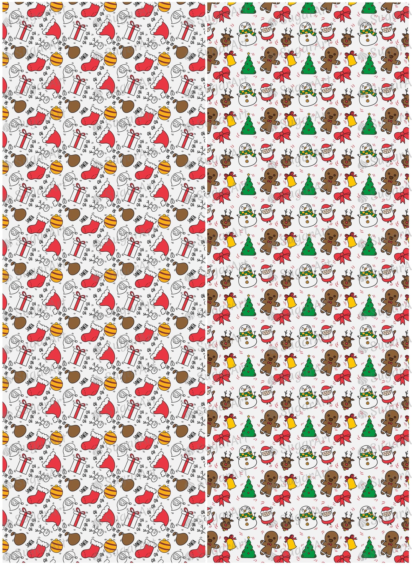 Hand Drawn Christmas Characters - BSA043.