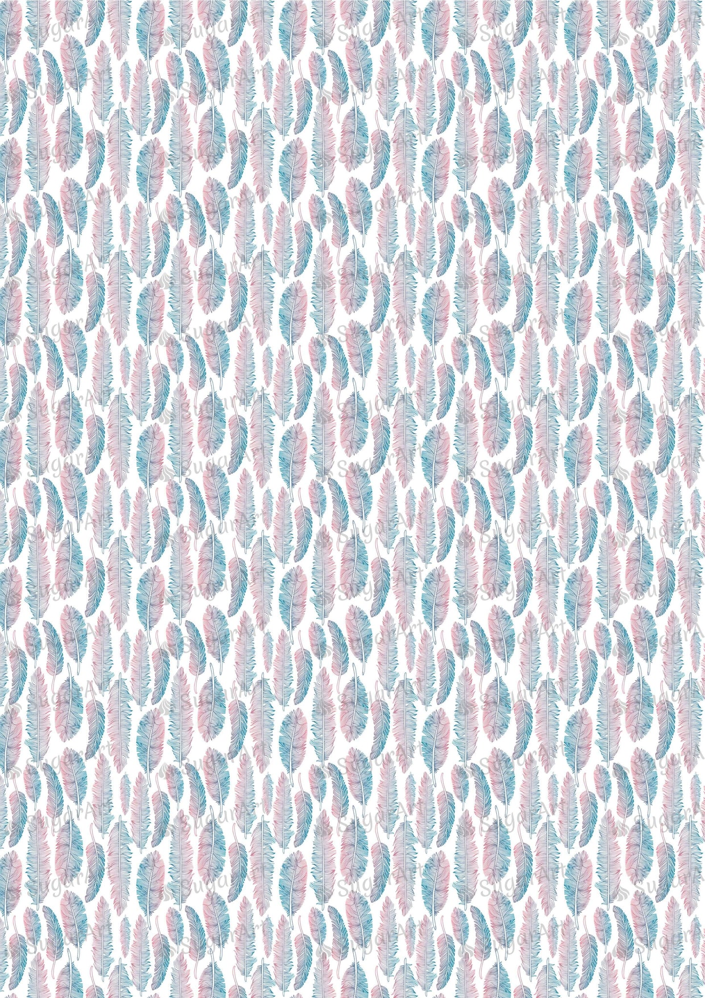 Colorful Feather Pattern - BSA058.