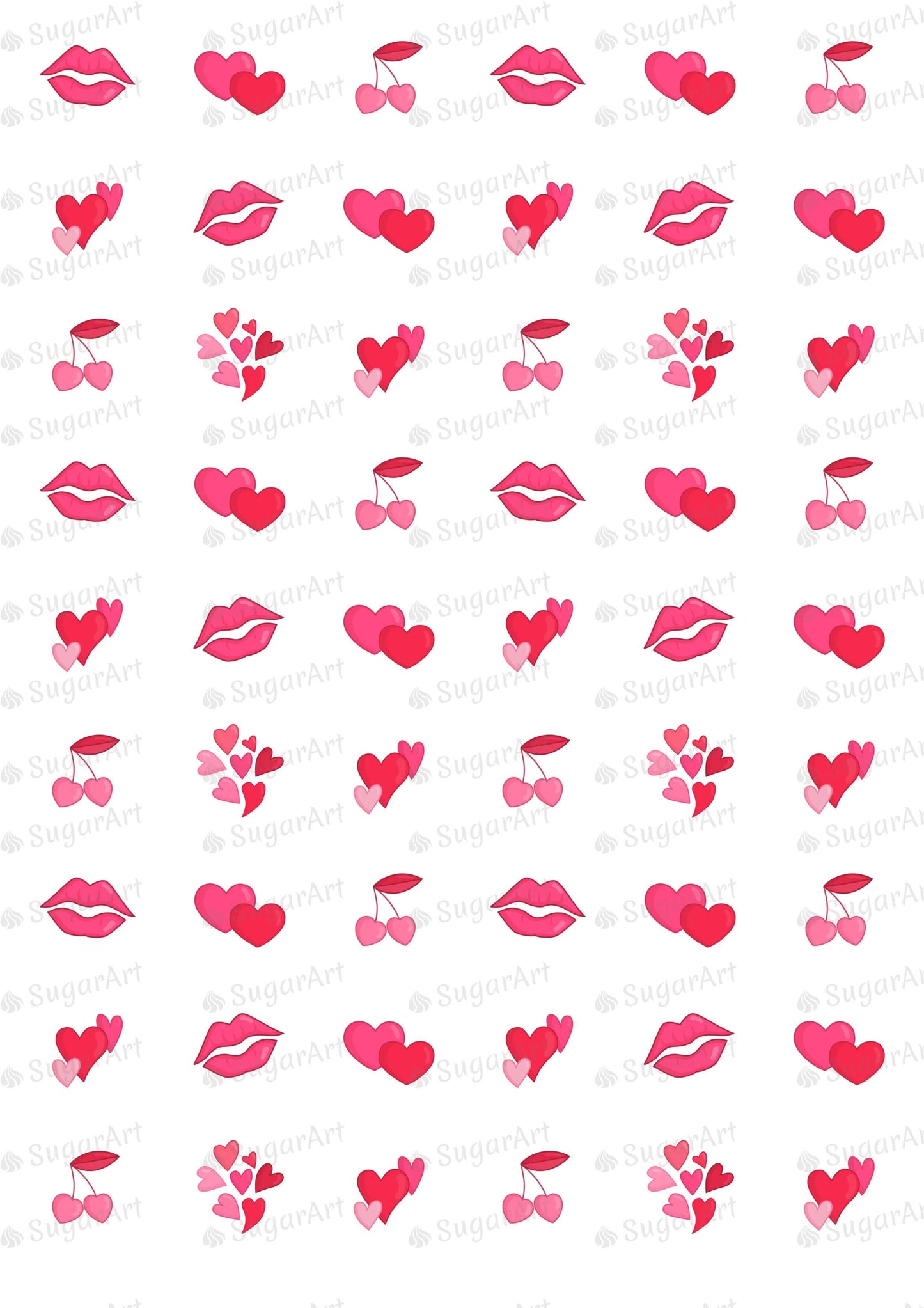Hearts and Kisses, Love - ESA039.