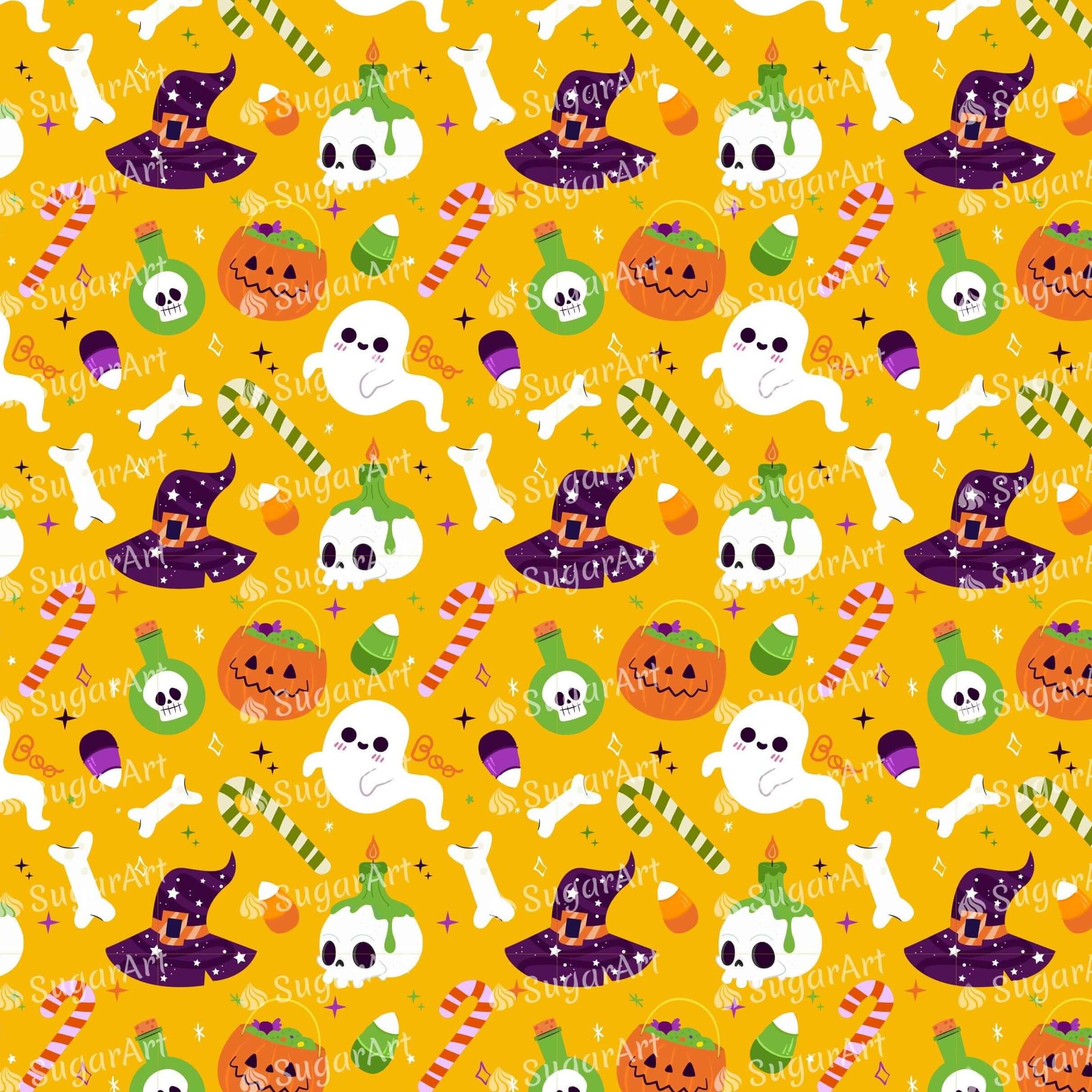 Cute Halloween Pattern HSA123 – Sugar Art