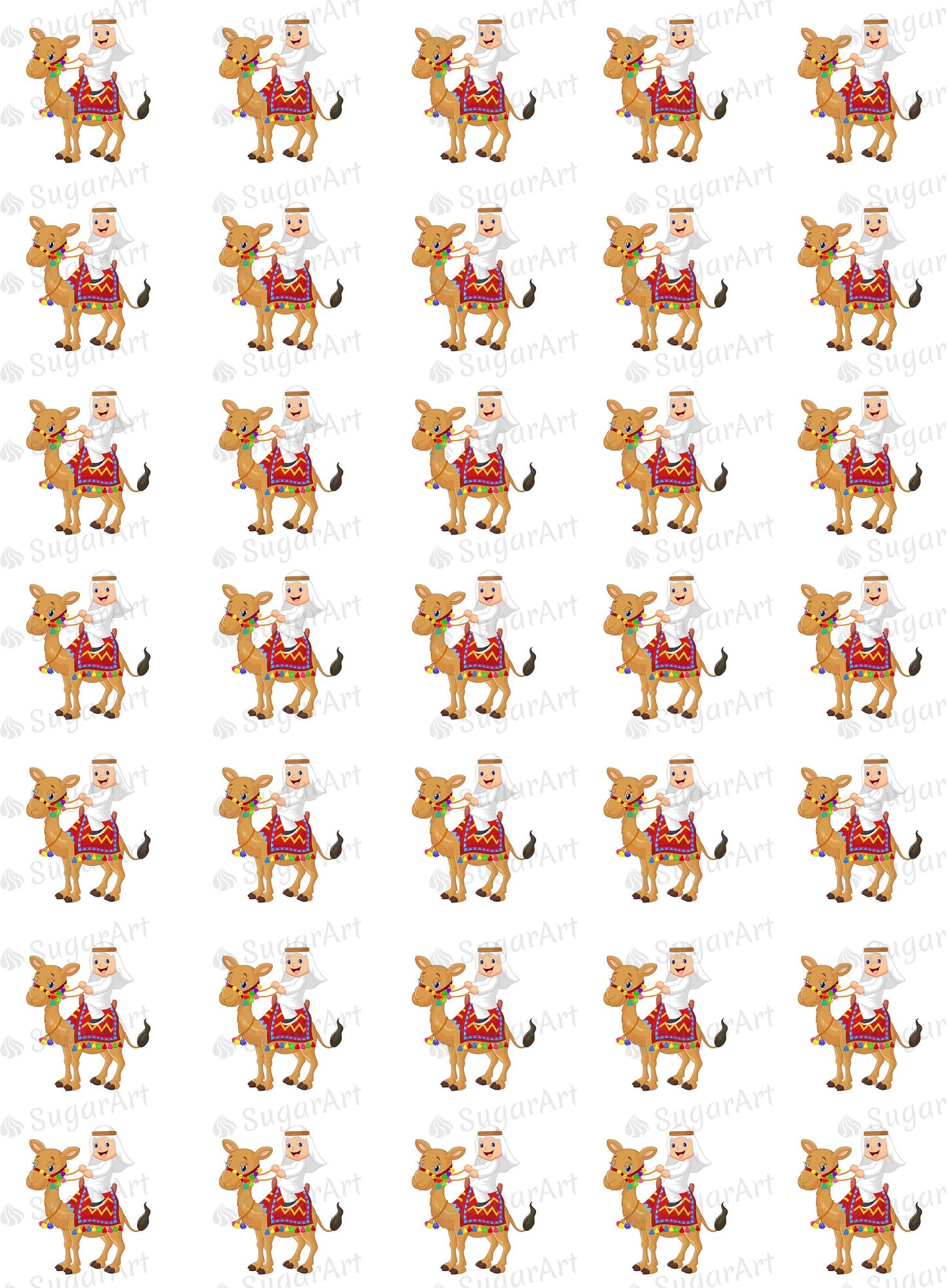 Arabic man riding a camel - HSA127