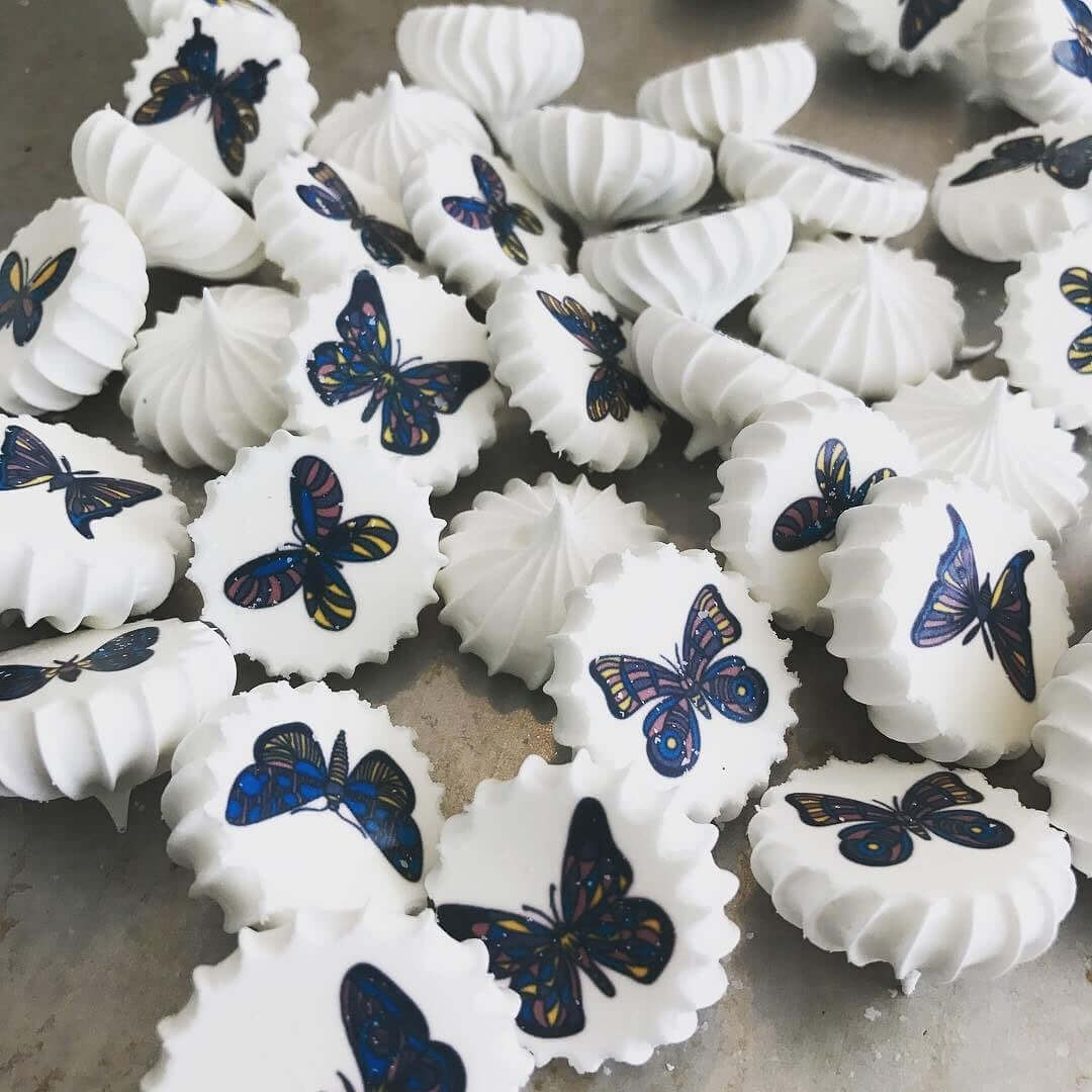 Purple Butterflies - SA14.