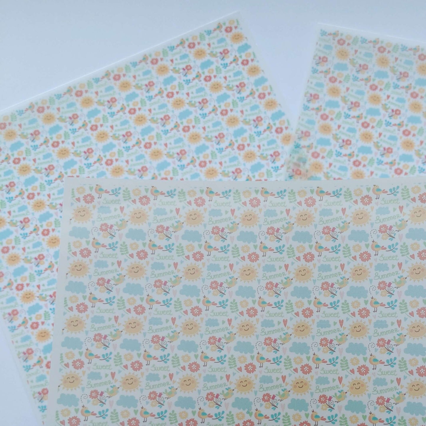 Sweet Summer - BSA010-Sugar Stamp sheets-Sugar Art