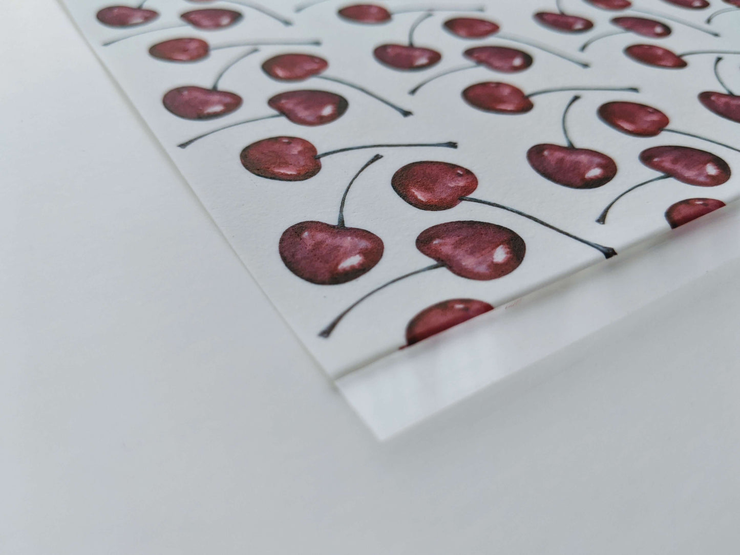 Watercolor Cherries - Icing - ISA046.
