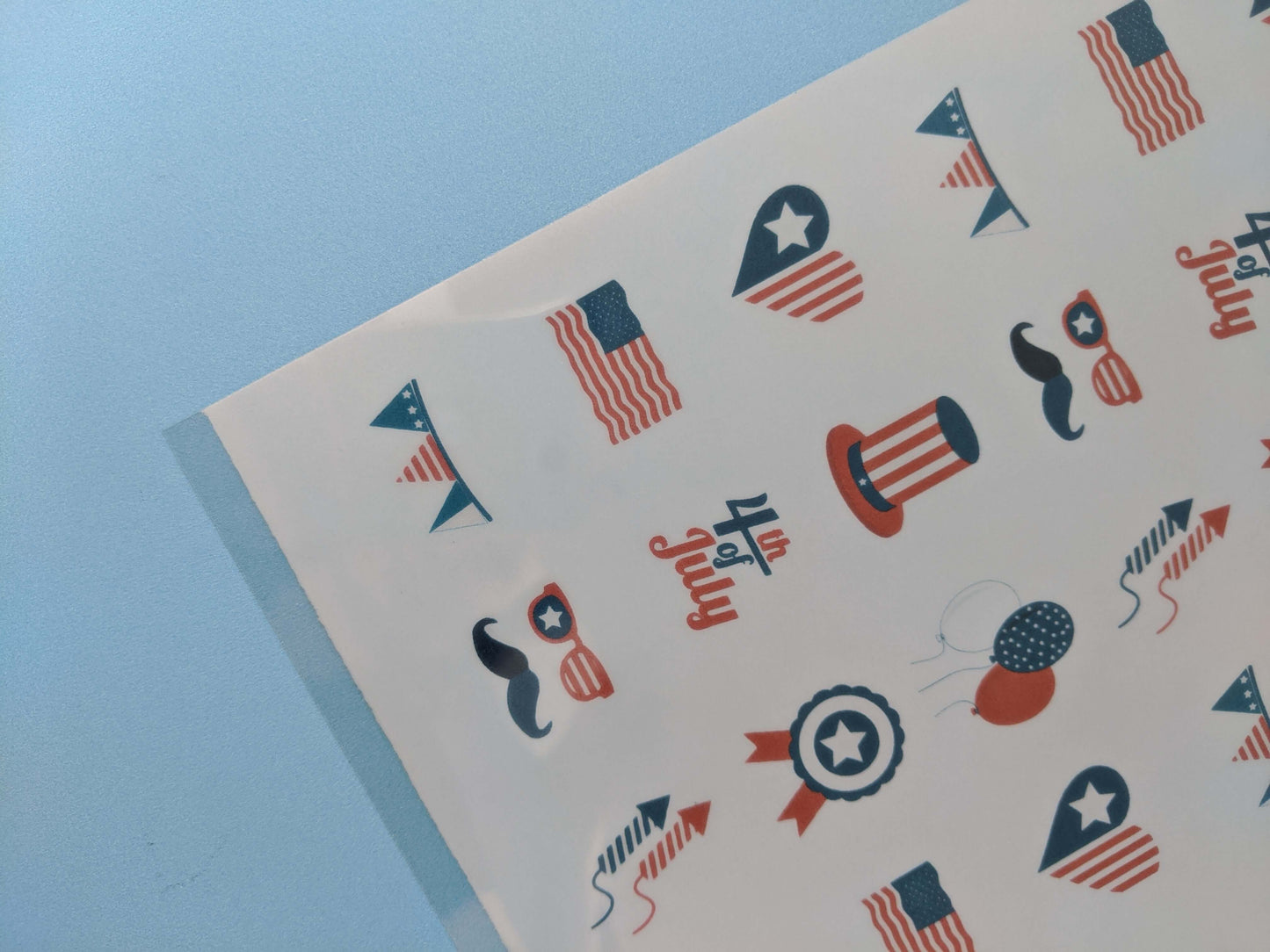Independence Day, 4th of July - HSA035-Sugar Stamp sheets-Sugar Art
