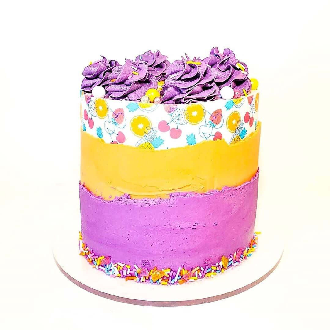 Colorful Fruits Pattern - Icing - ISA061.