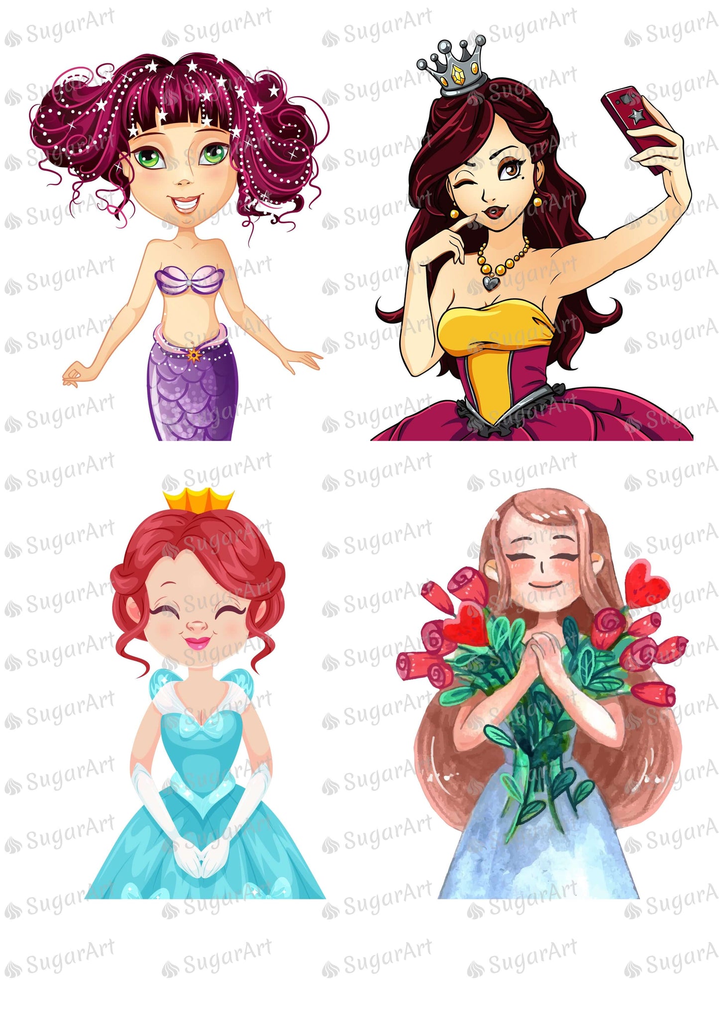 Princesses for Tsunami, Pull Me Up Cake - ESA116.