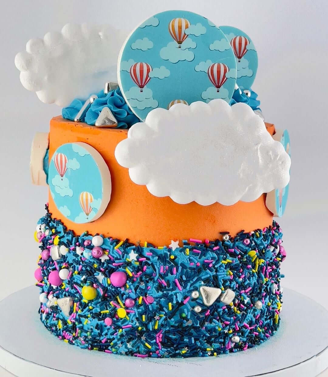 Hot Air Balloons Pattern - Icing - ISA066.