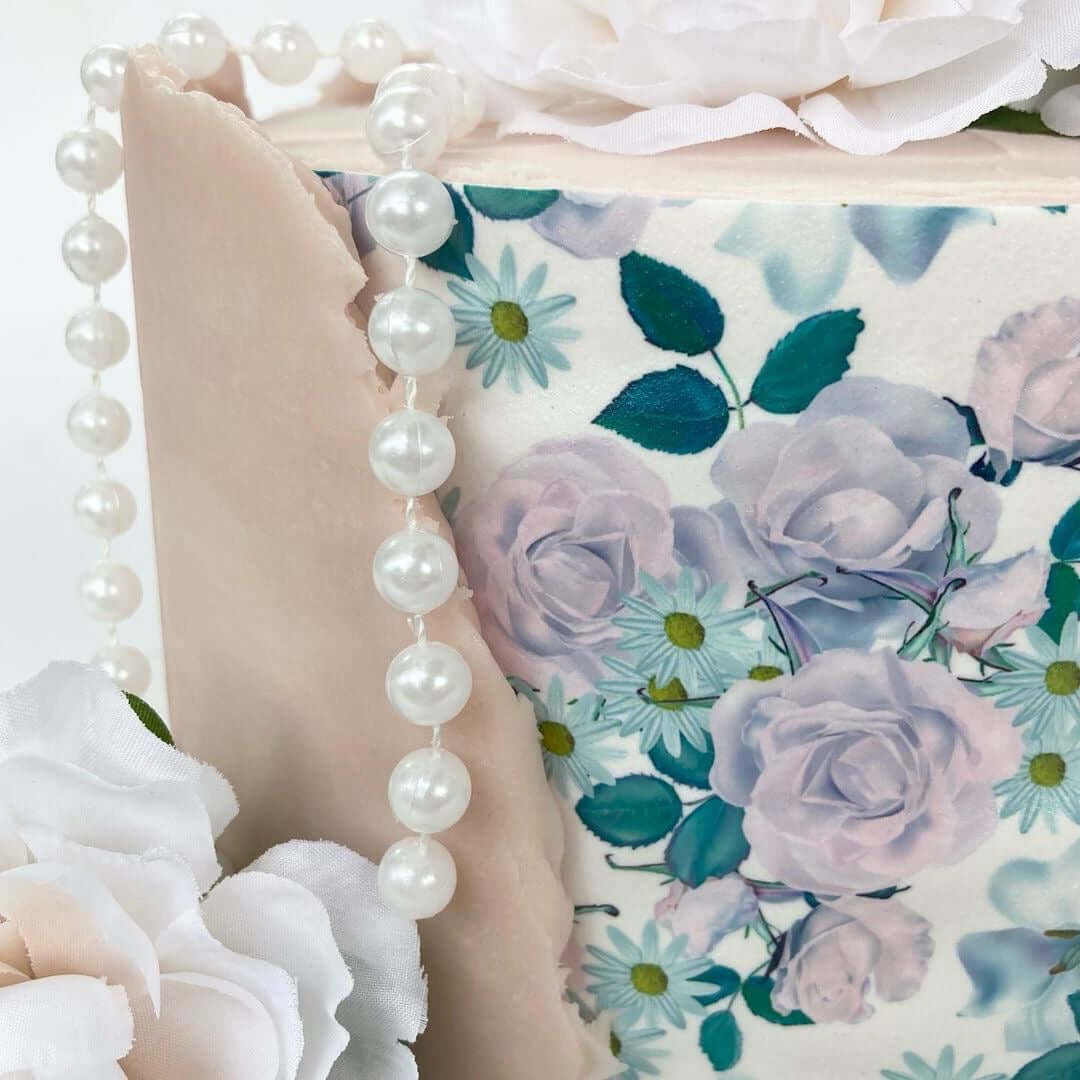 Tender Watercolor Roses - Icing - ISA026.