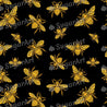 Hohey Bee Golden Embroidery Pattern - Icing - ISA133.