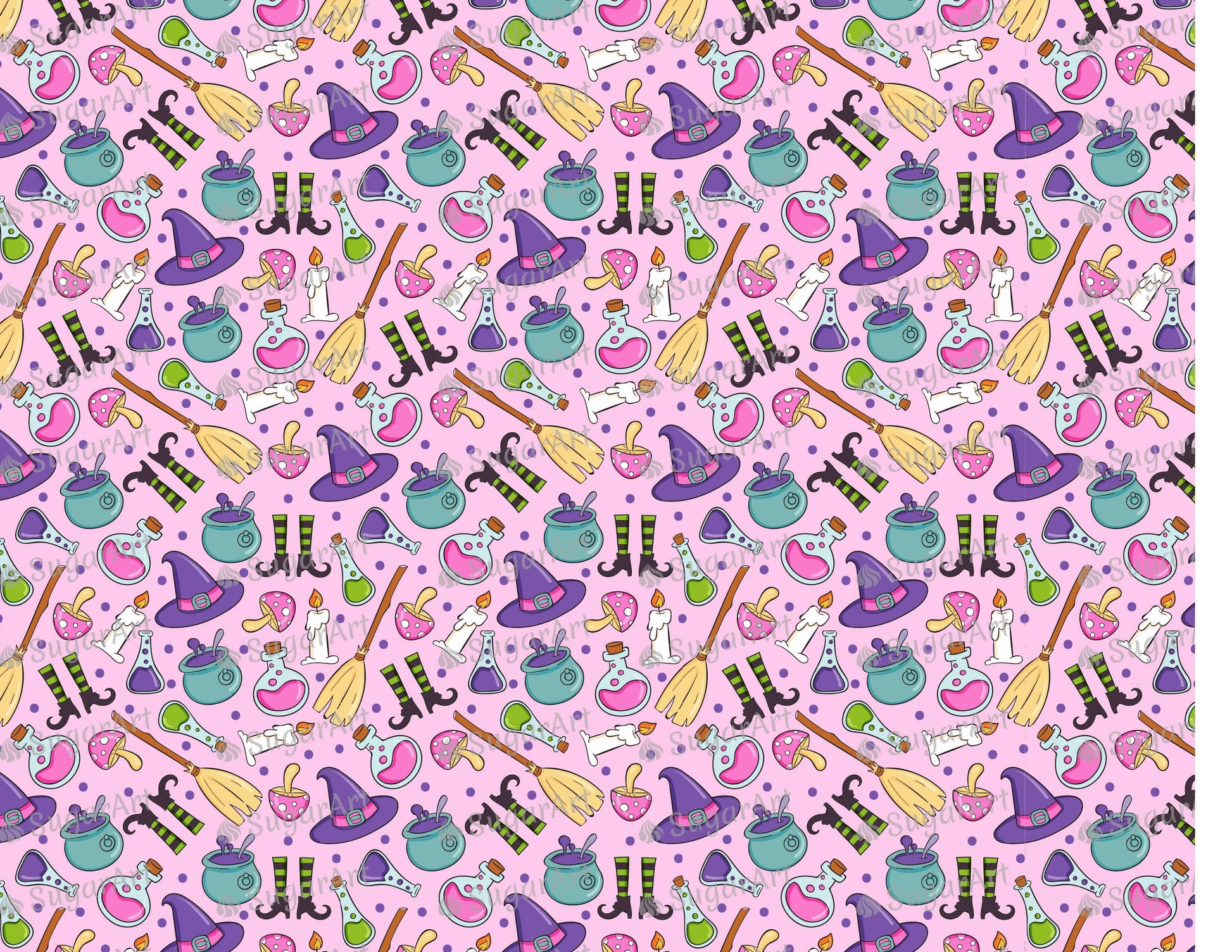 Witch Pink Halloween Elements - Icing - ISA135.