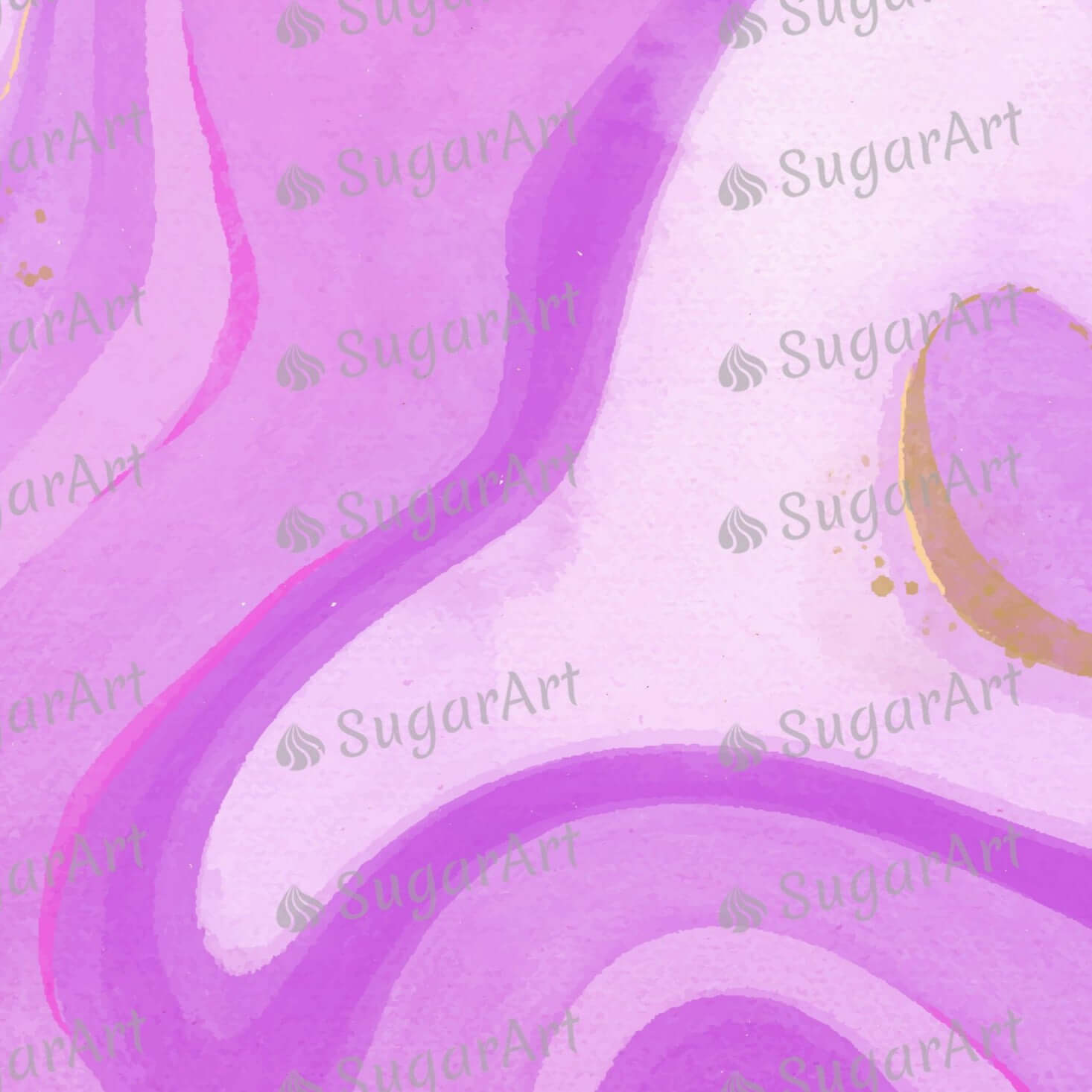 Pink Golden Marble Background - Icing - ISA139.
