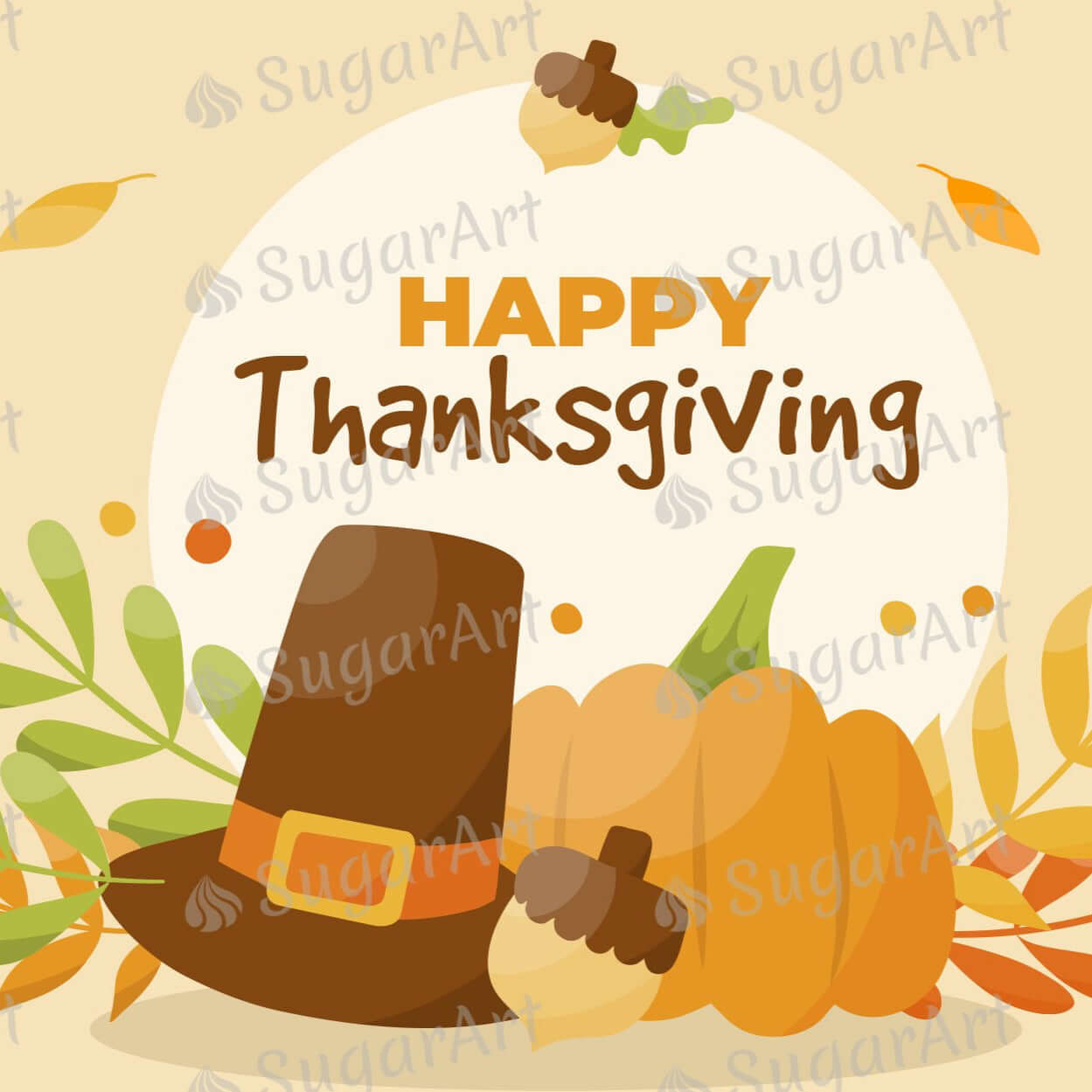 Happy Thanksgiving set of 2 - Icing - ISA177.