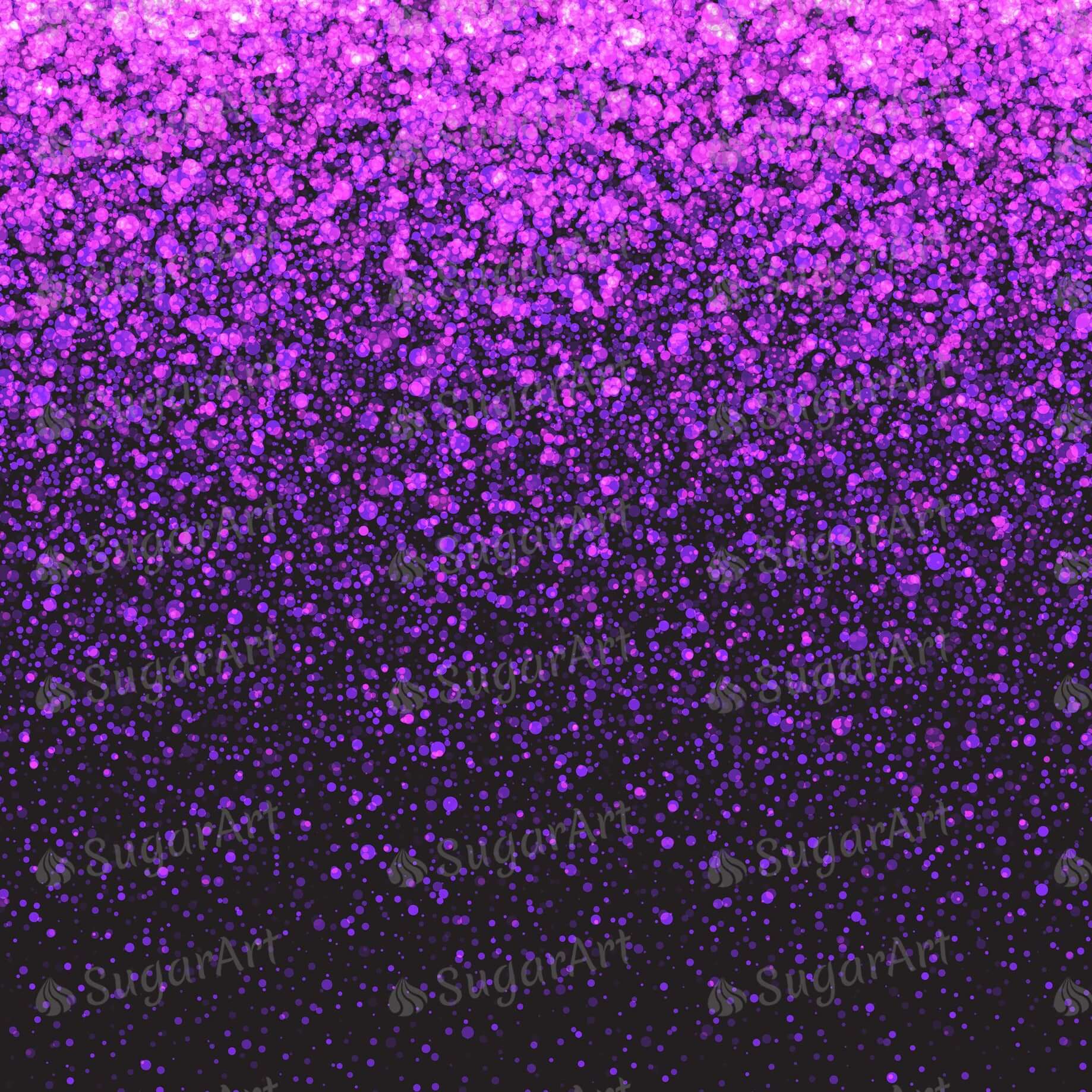 Purple Shimmer Glowing Particles - Icing - ISA188.