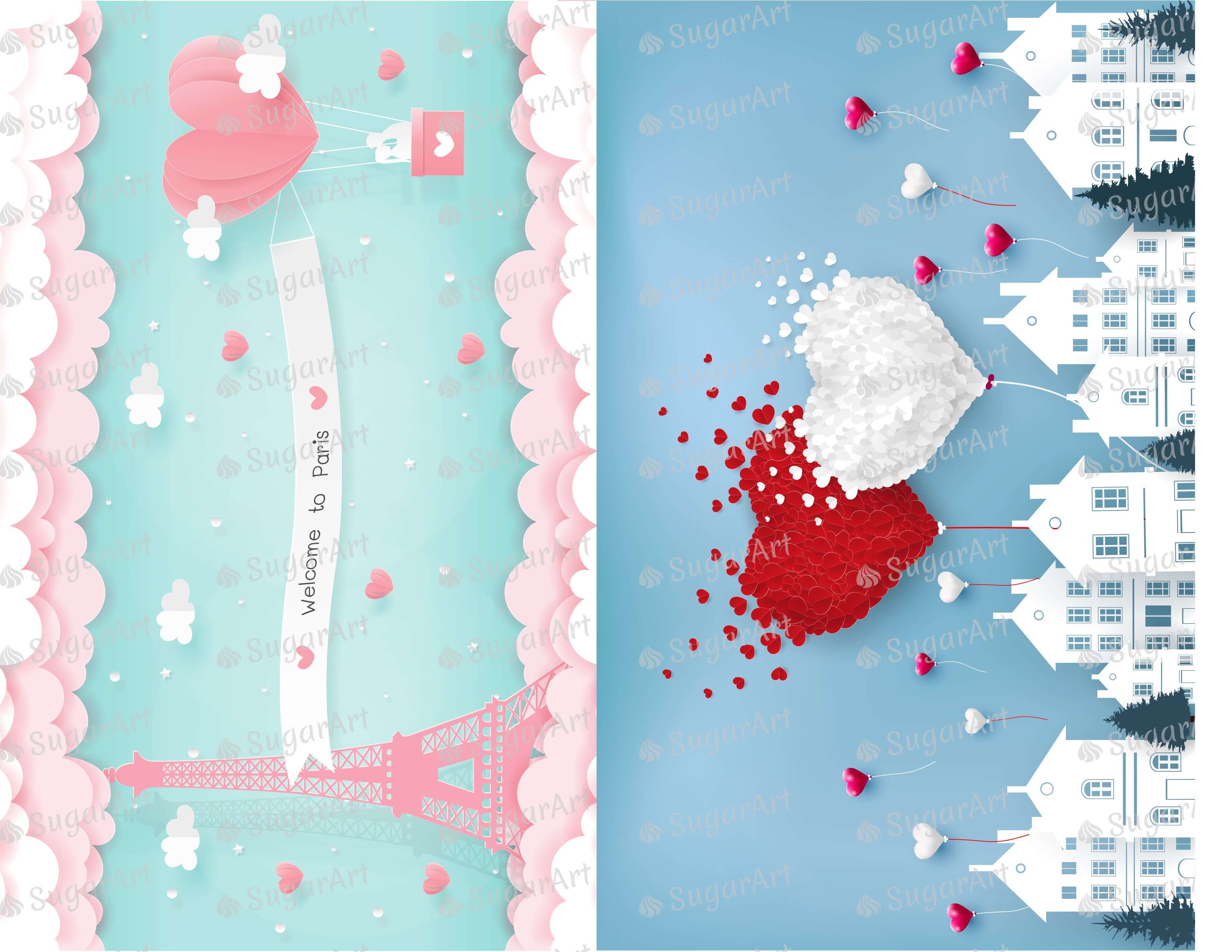 Two Romantic Illustrations - Icing - ISA219.