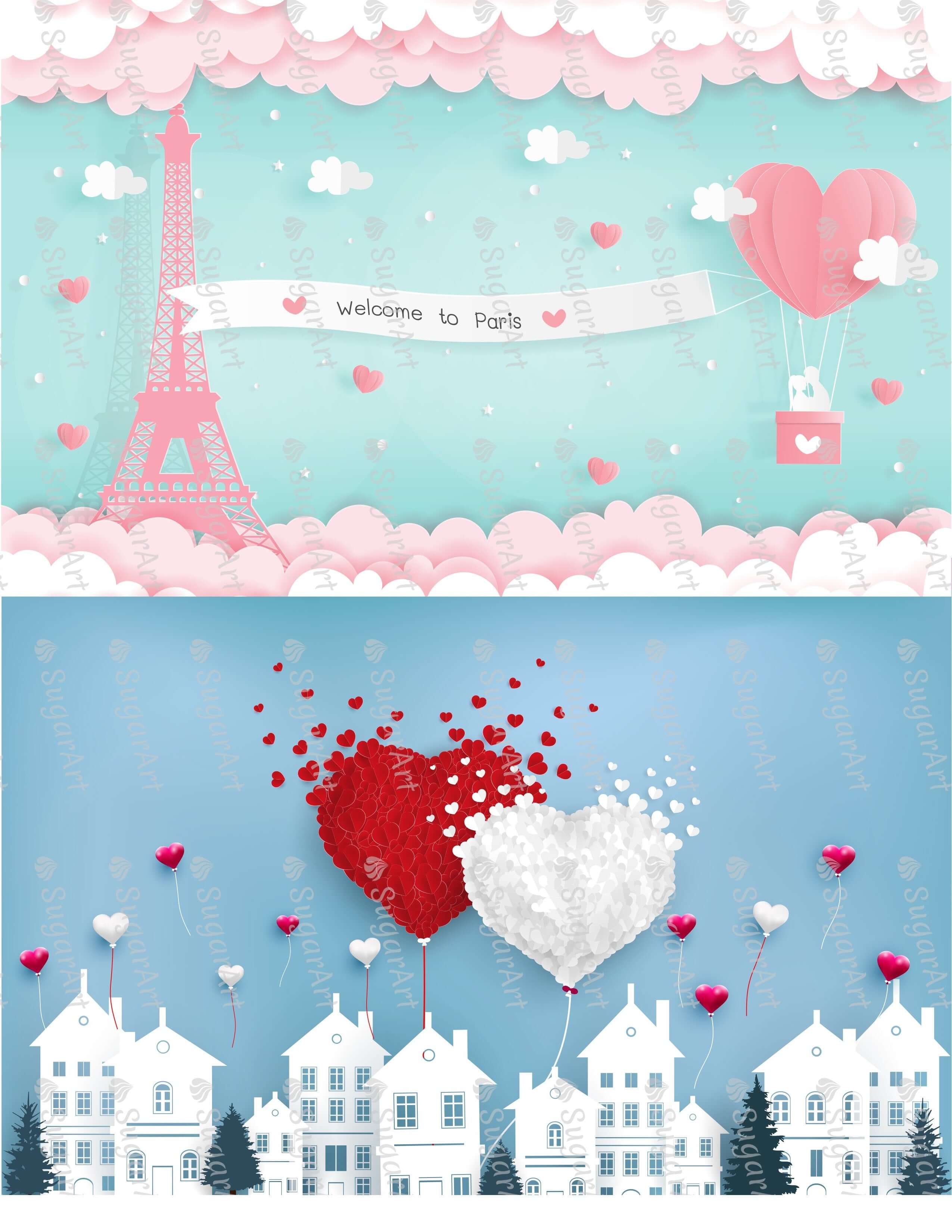 Two Romantic Illustrations - Icing - ISA219.