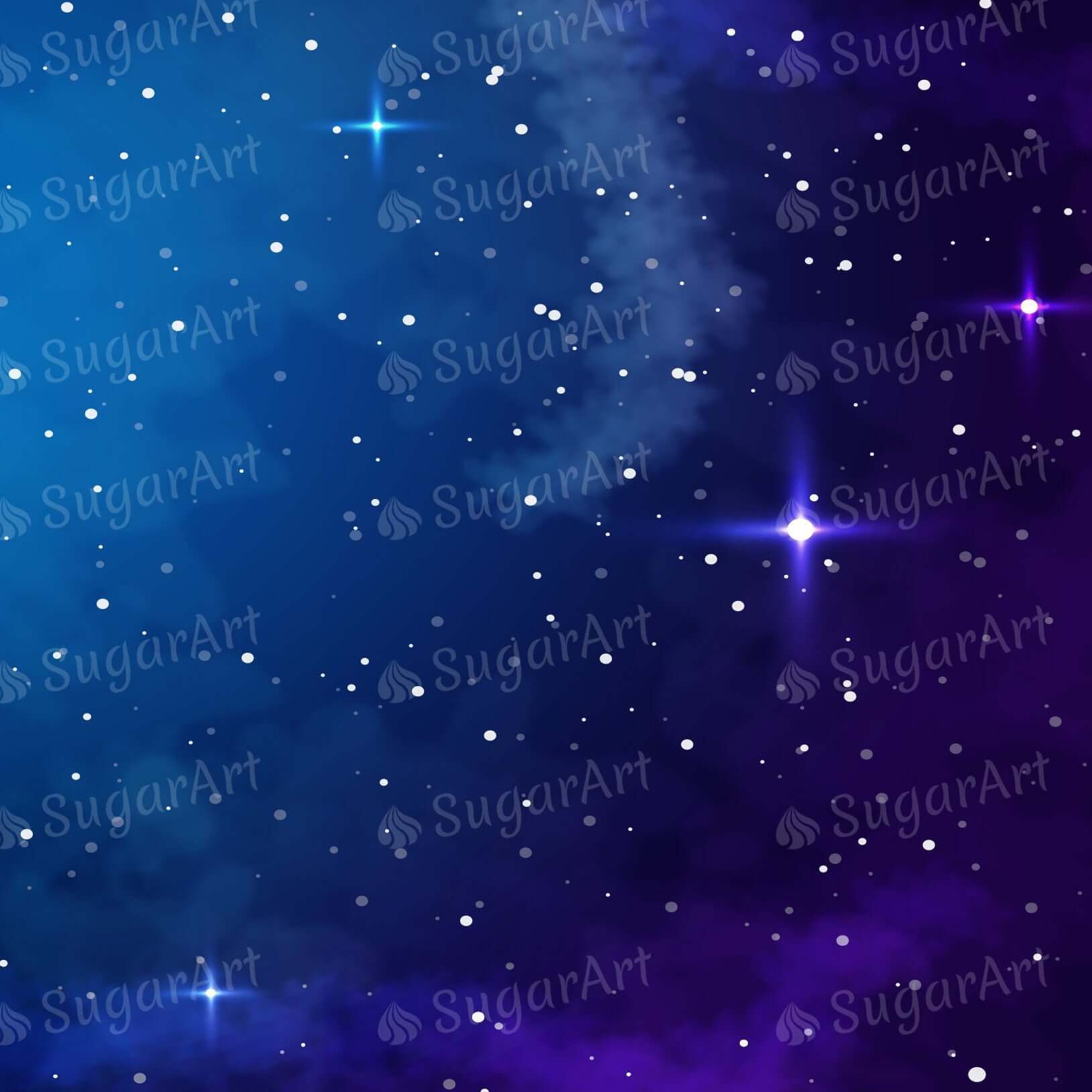 Space Background with Stars - Icing - ISA244.