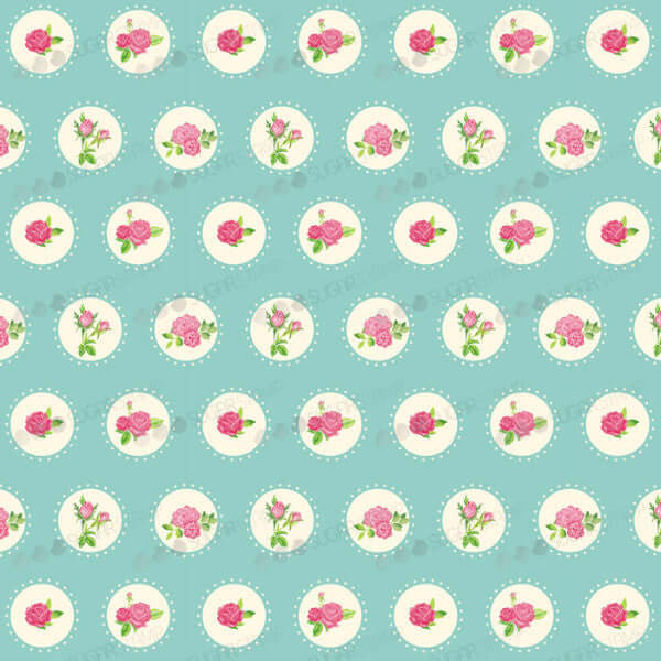 Meringue Transfer Sheets | Sugar Stamps | A beautiful floral pattern - B15M
