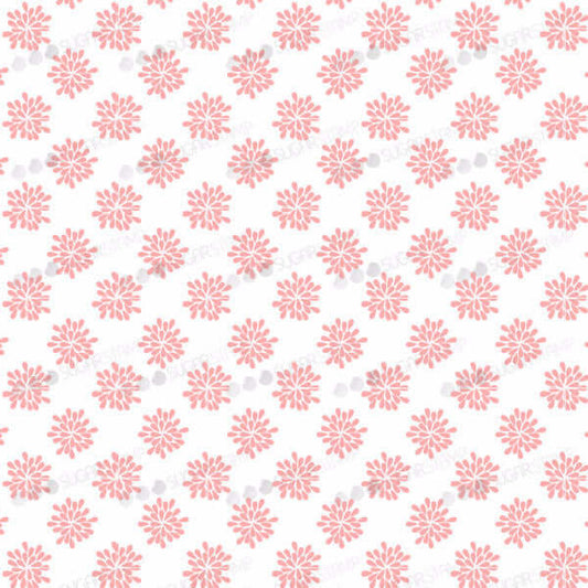 Meringue Transfer Sheets | Sugar Stamps | A beautiful floral pattern - B17M