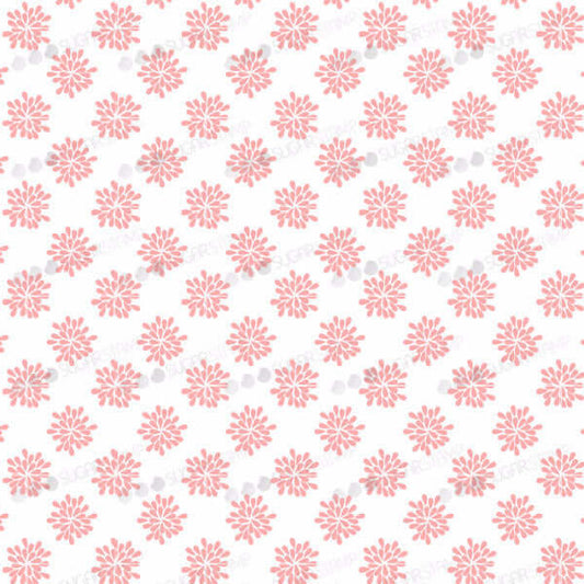 Meringue Transfer Sheets | Sugar Stamps | A beautiful floral pattern - B17M