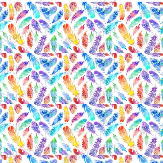 Rainbow Feathers - BSA025.