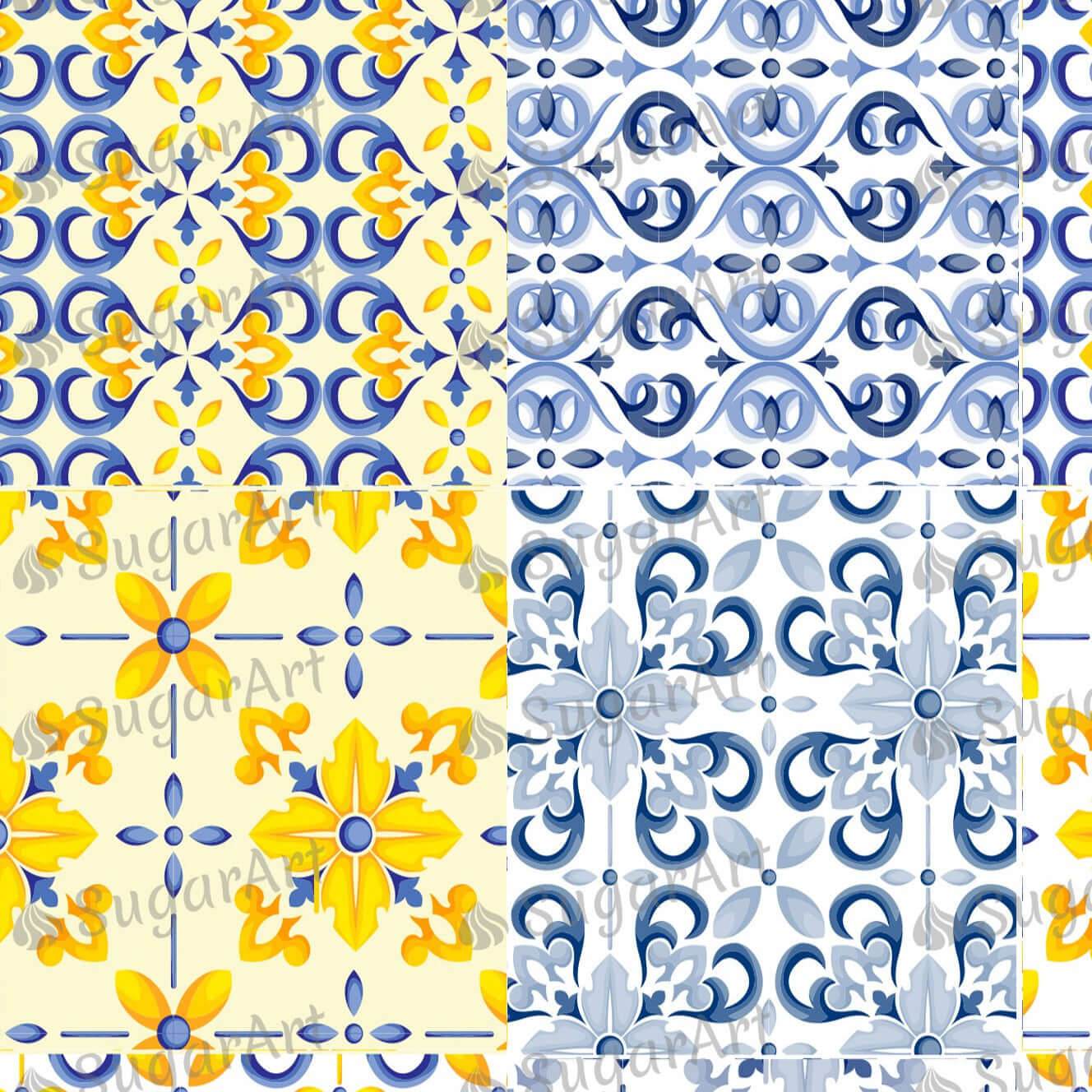 Traditional Mediterranean Tiles Arabesque - BSA085.