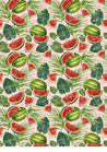 Watermelon Summer Tropical Pattern - BSA090