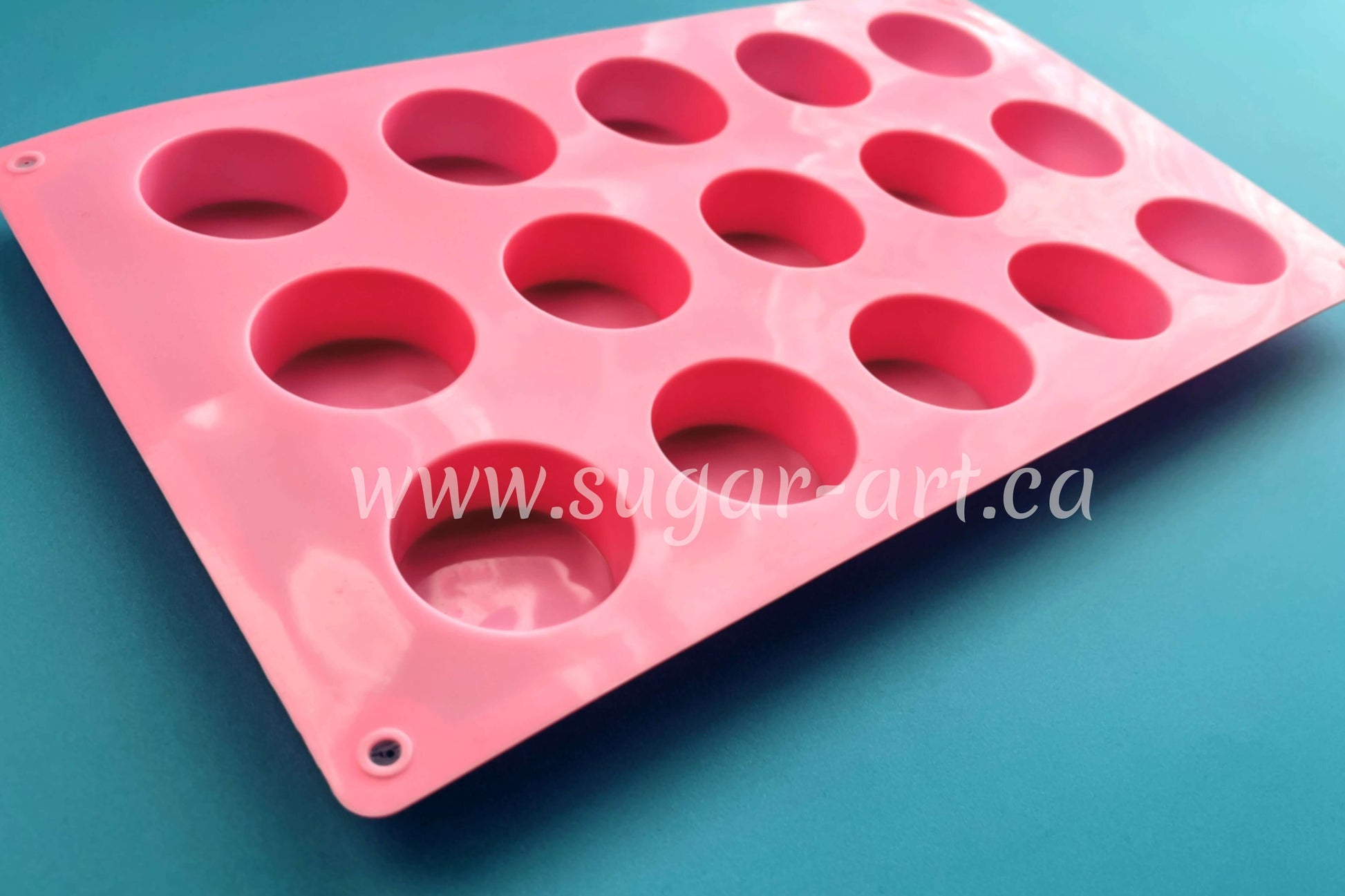 Round Cylinder Candy Silicone Mold - 15 Cavity 1.5" (4cm) each - BSUPP027.