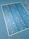 Vintage Paisley Lace On Blue - Edible Fabric - EF012.