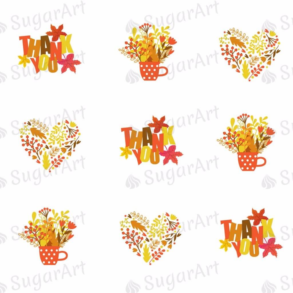 Thank You! Autumn Leaves - ESA041.
