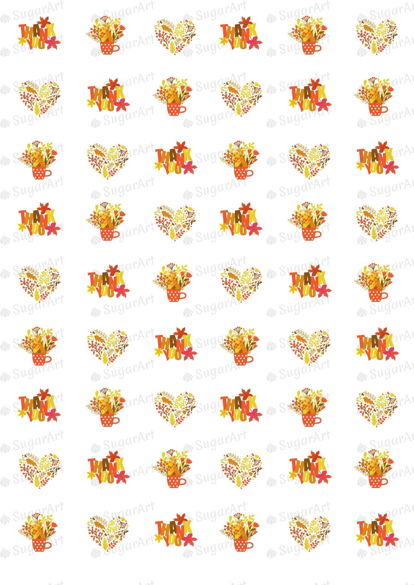 Thank You! Autumn Leaves - ESA041.
