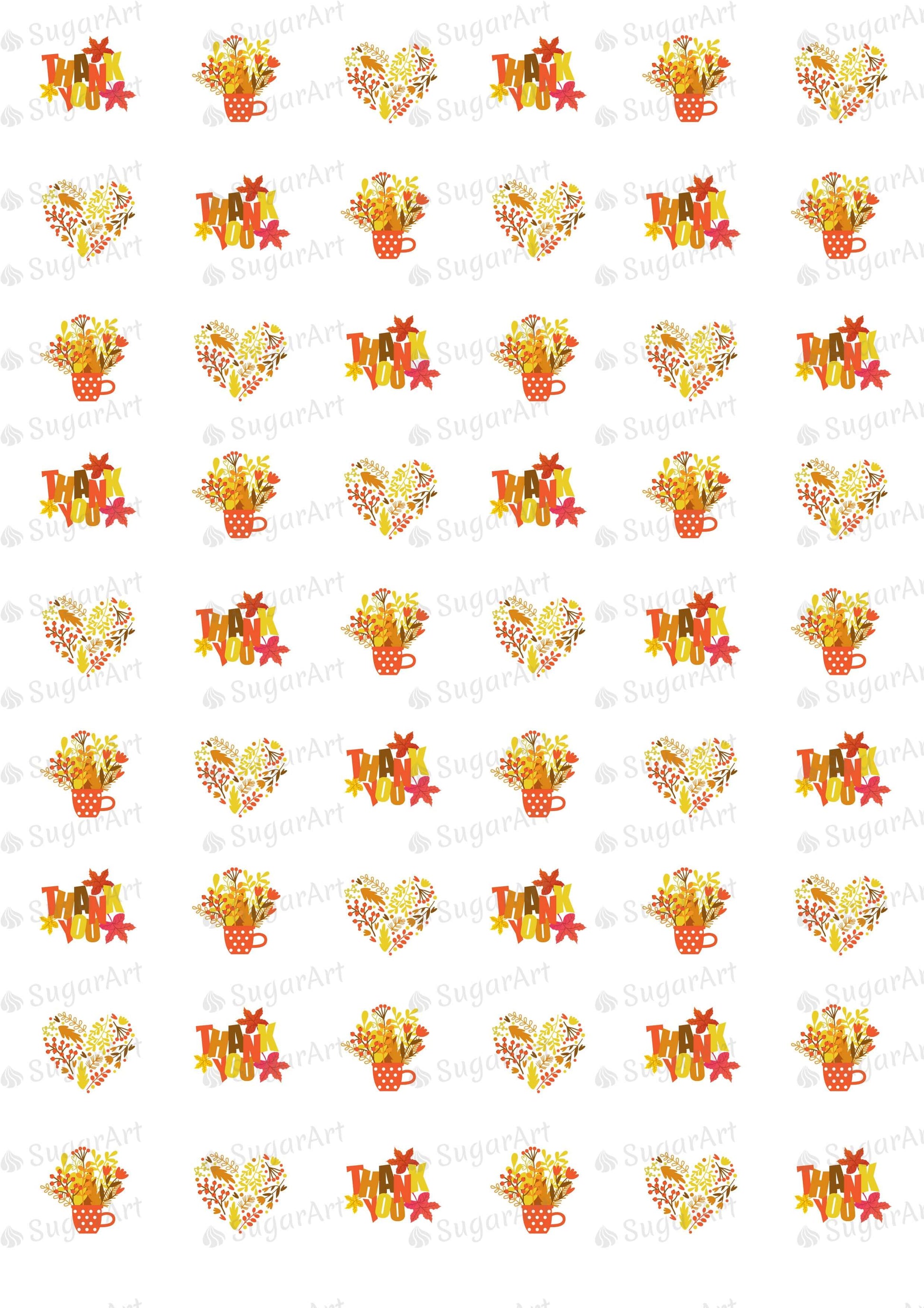 Thank You! Autumn Leaves - ESA041.