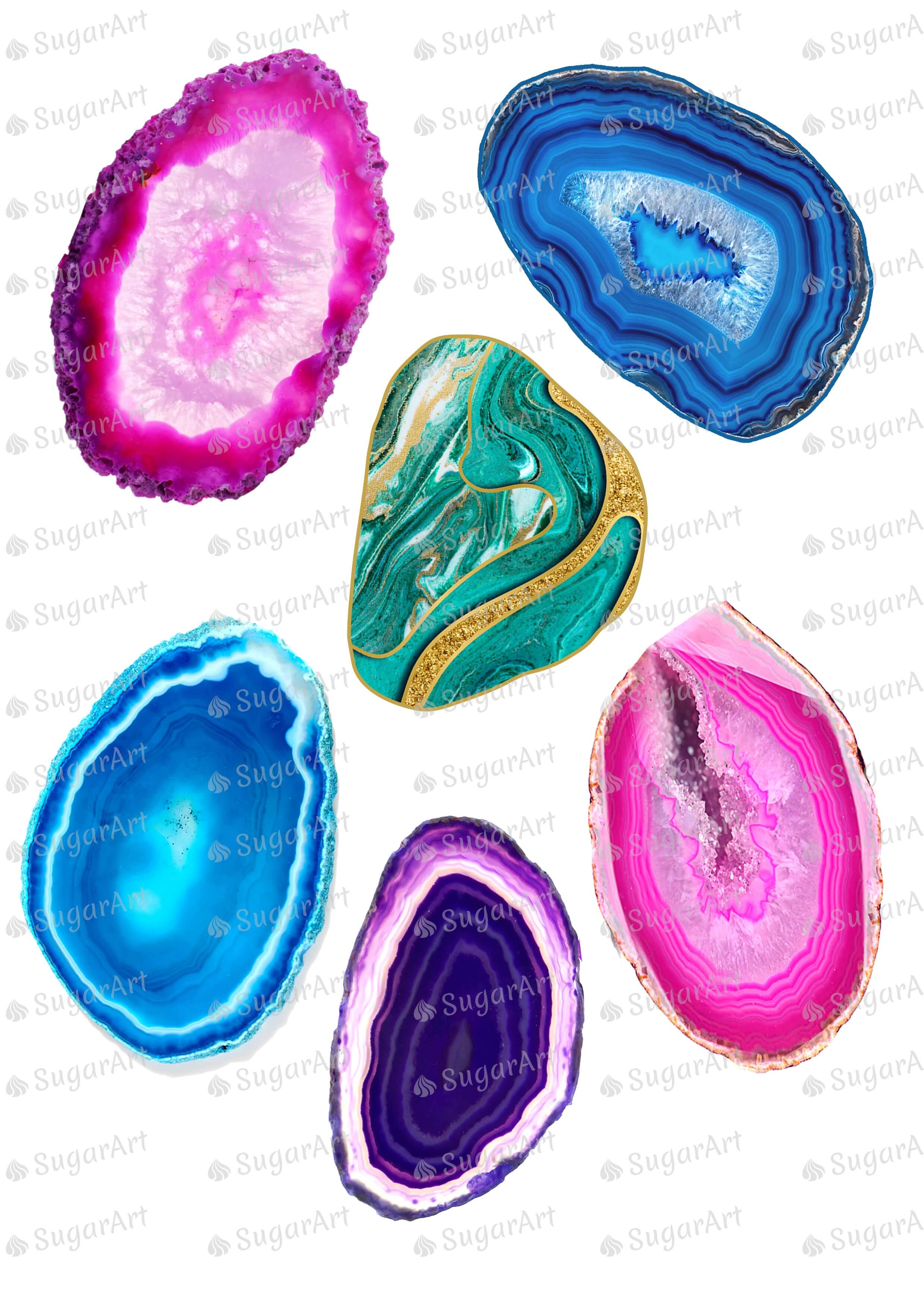 Six Giant Gemstones - ESA110.
