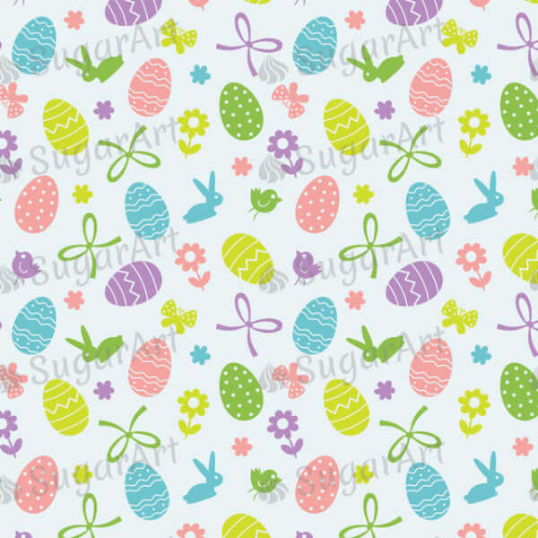 Cute Easter Pattern - HSA001-Sugar Stamp sheets-Sugar Art