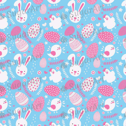 Lovely Easter Pattern - HSA004-Sugar Stamp sheets-Sugar Art
