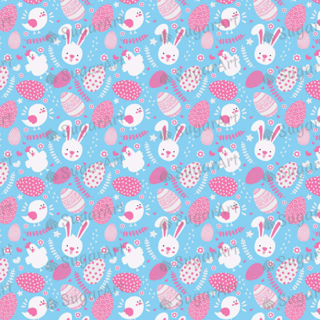 Lovely Easter Pattern - HSA004-Sugar Stamp sheets-Sugar Art