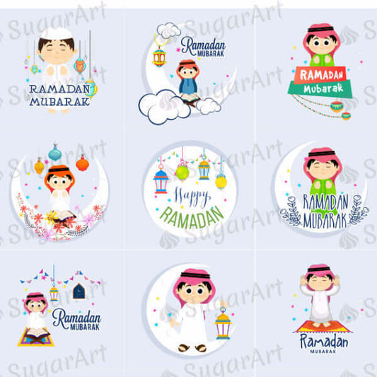 Happy Ramadan!!! - HSA039-Sugar Stamp sheets-Sugar Art