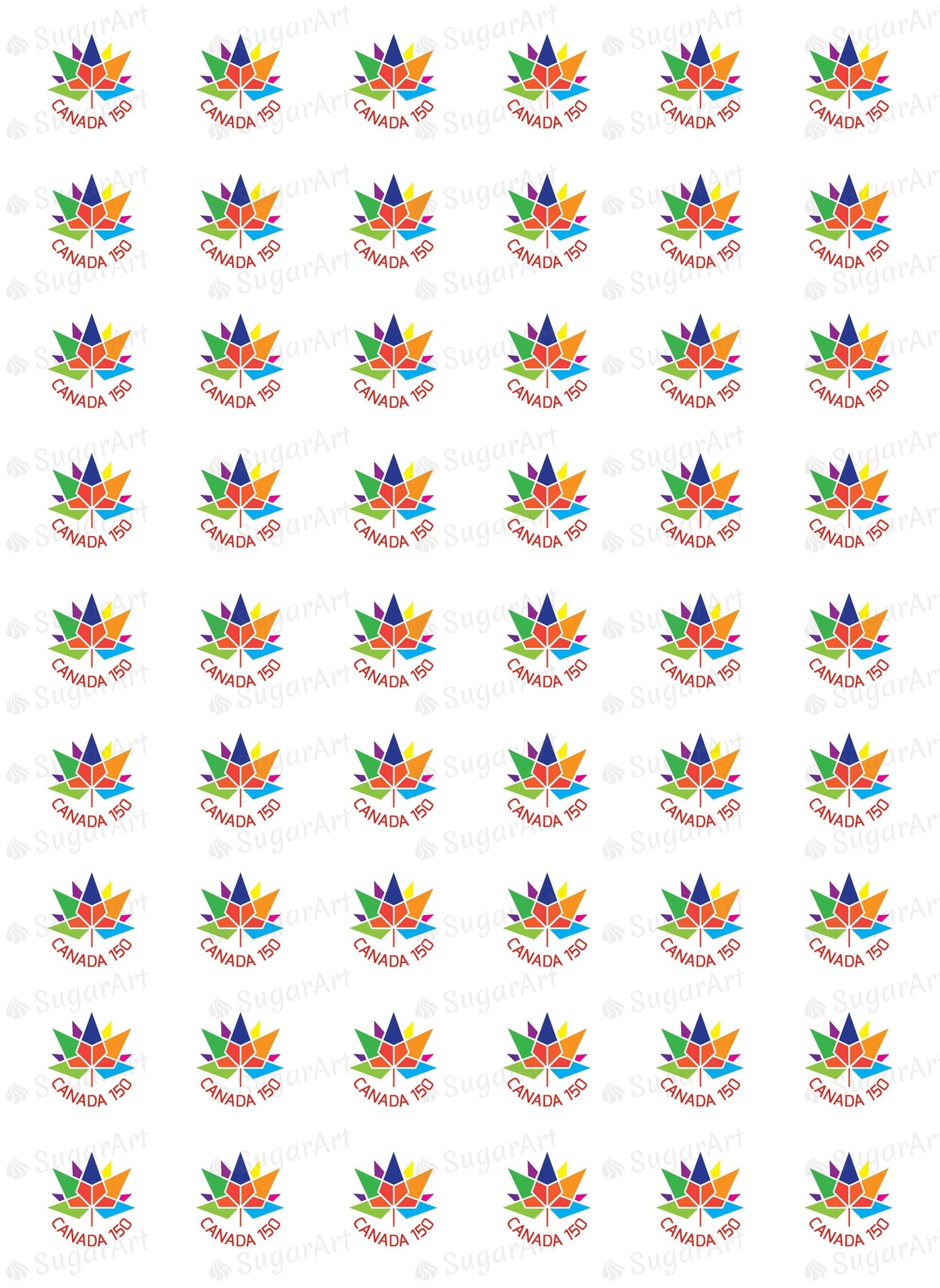 Happy Canada Day!!! - HSA040-Sugar Stamp sheets-Sugar Art