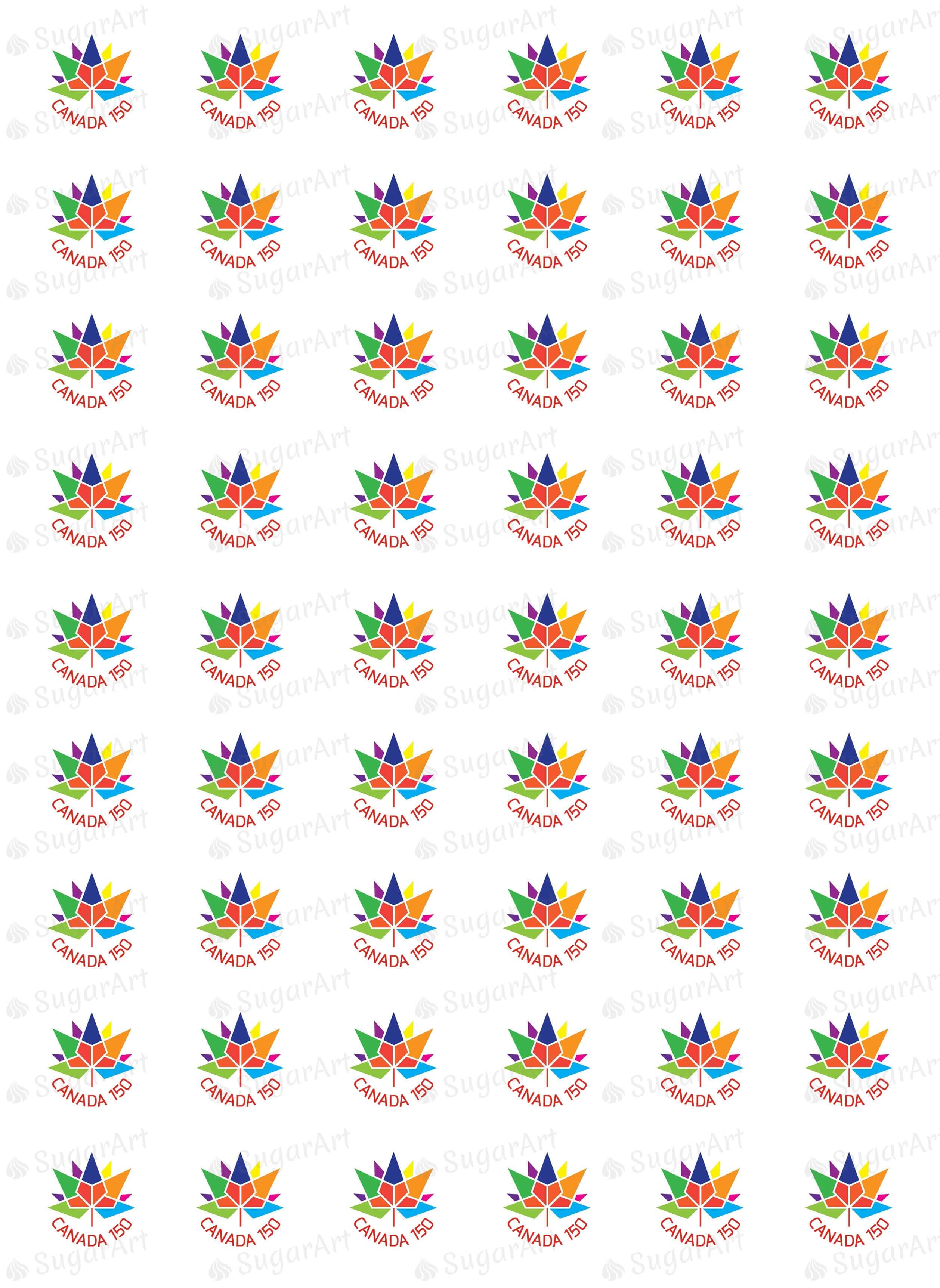 Happy Canada Day!!! - HSA040-Sugar Stamp sheets-Sugar Art