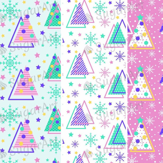 Memphis Style Christmas Pattern - HSA047.