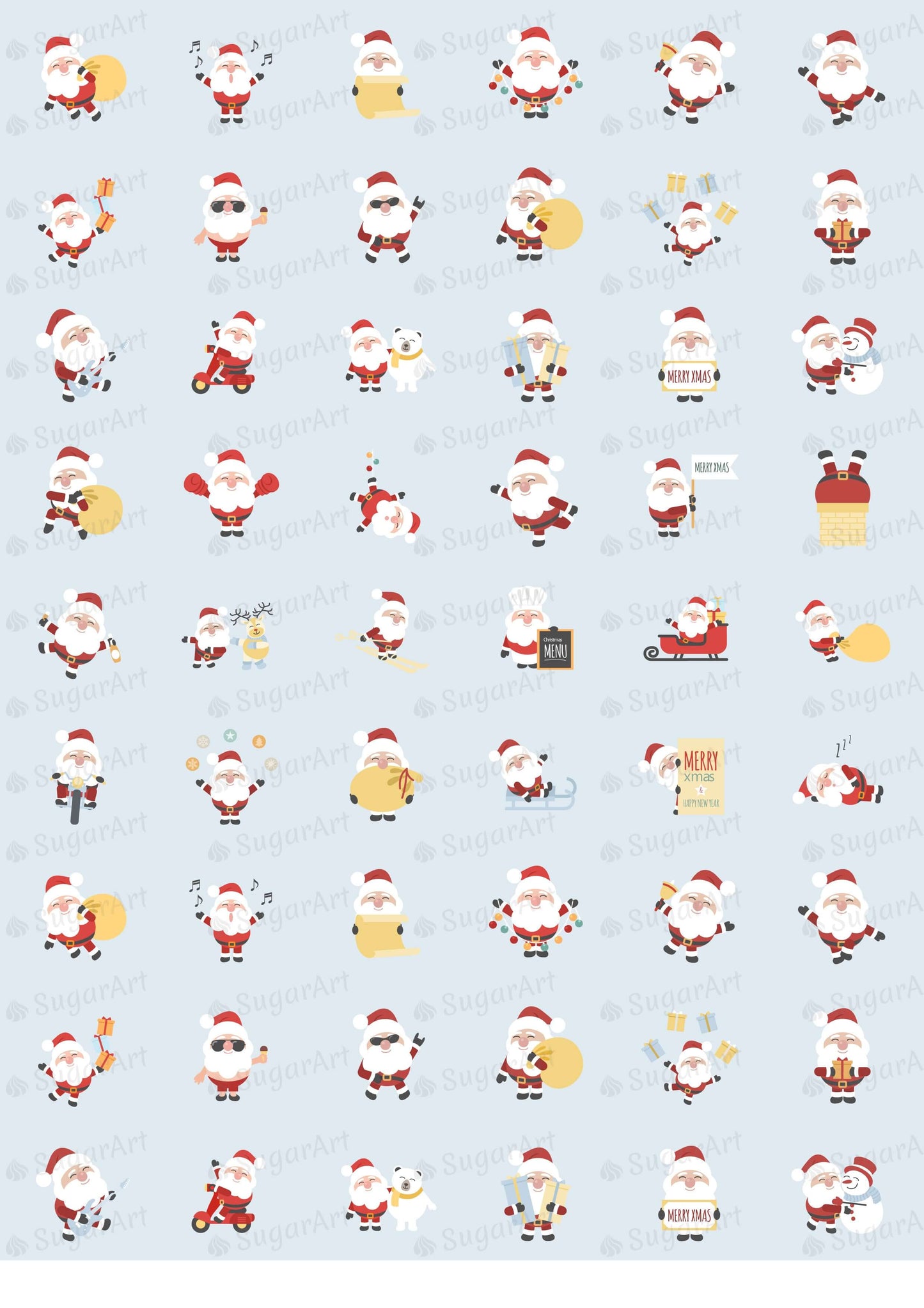 Funny Santa Claus Collection - HSA052.