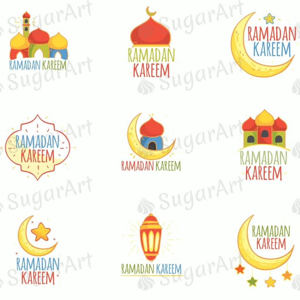Ramadan Kareem - HSA063-Sugar Stamp sheets-Sugar Art
