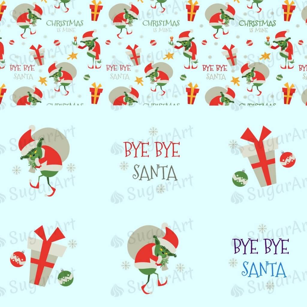 Grinch, Christmas is Mine, Bye Bye Santa - HSA077.
