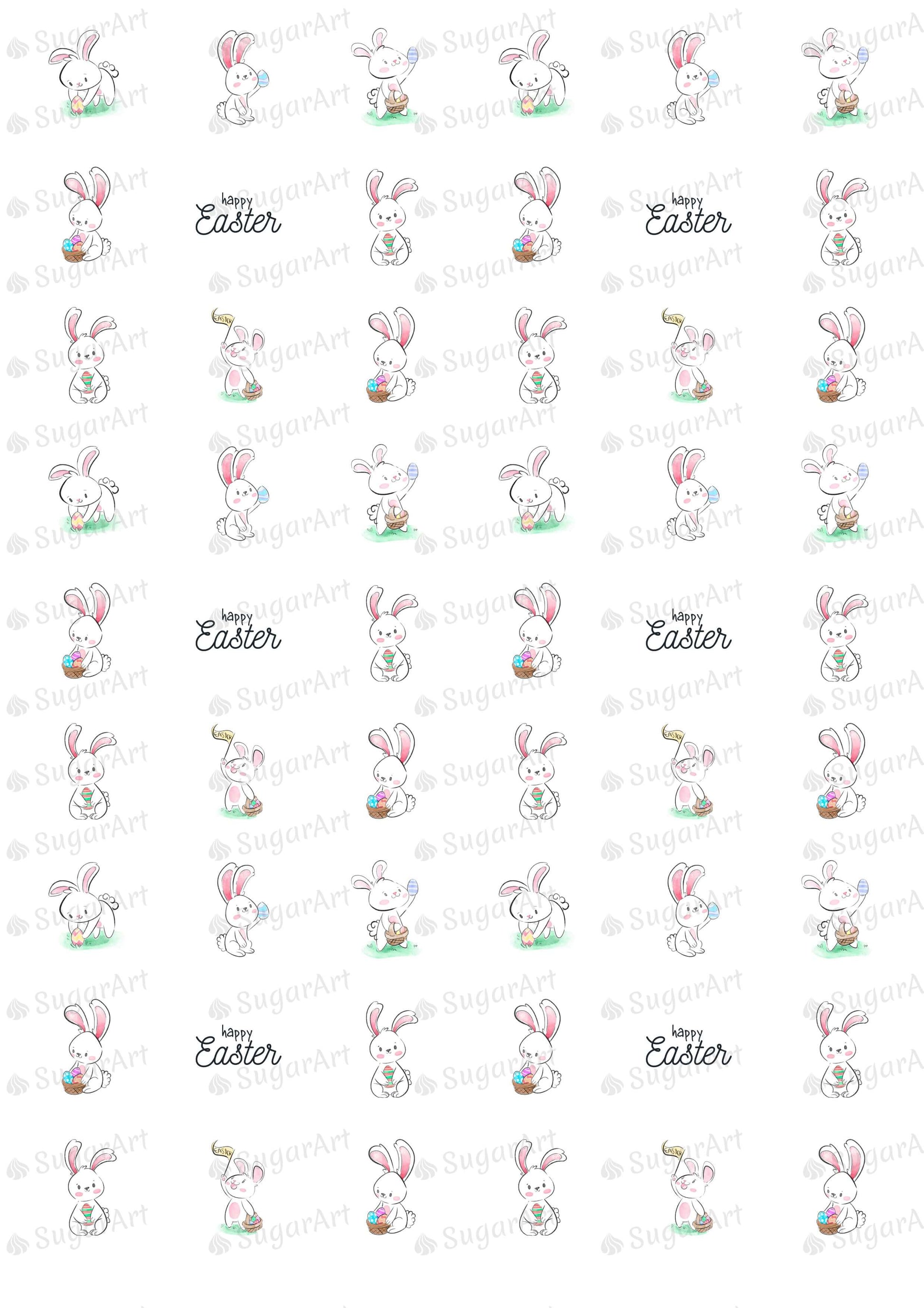 Watercolor Easter Bunny Collection - HSA087.