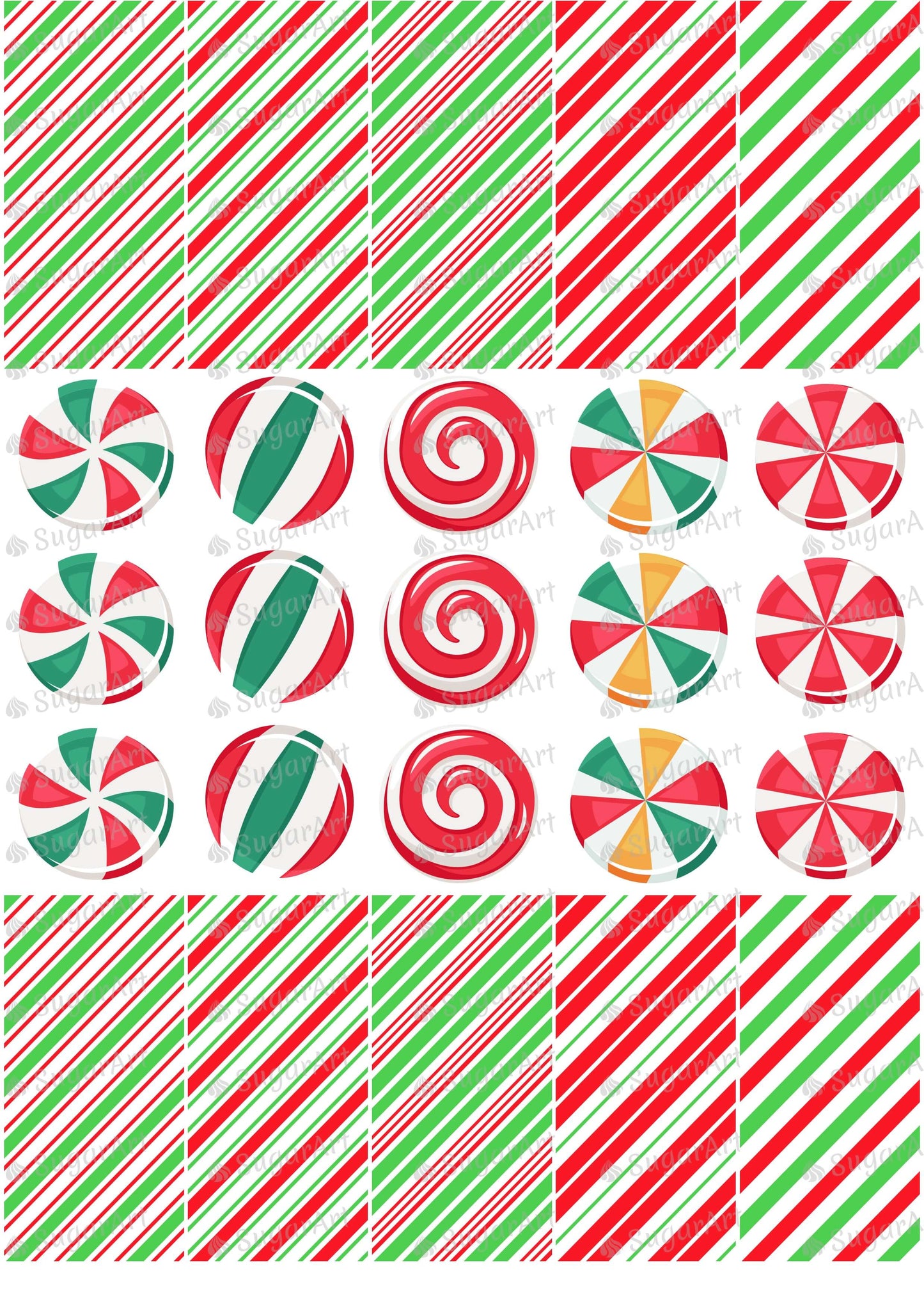 Christmas Candy Cane Collection - HSA109.