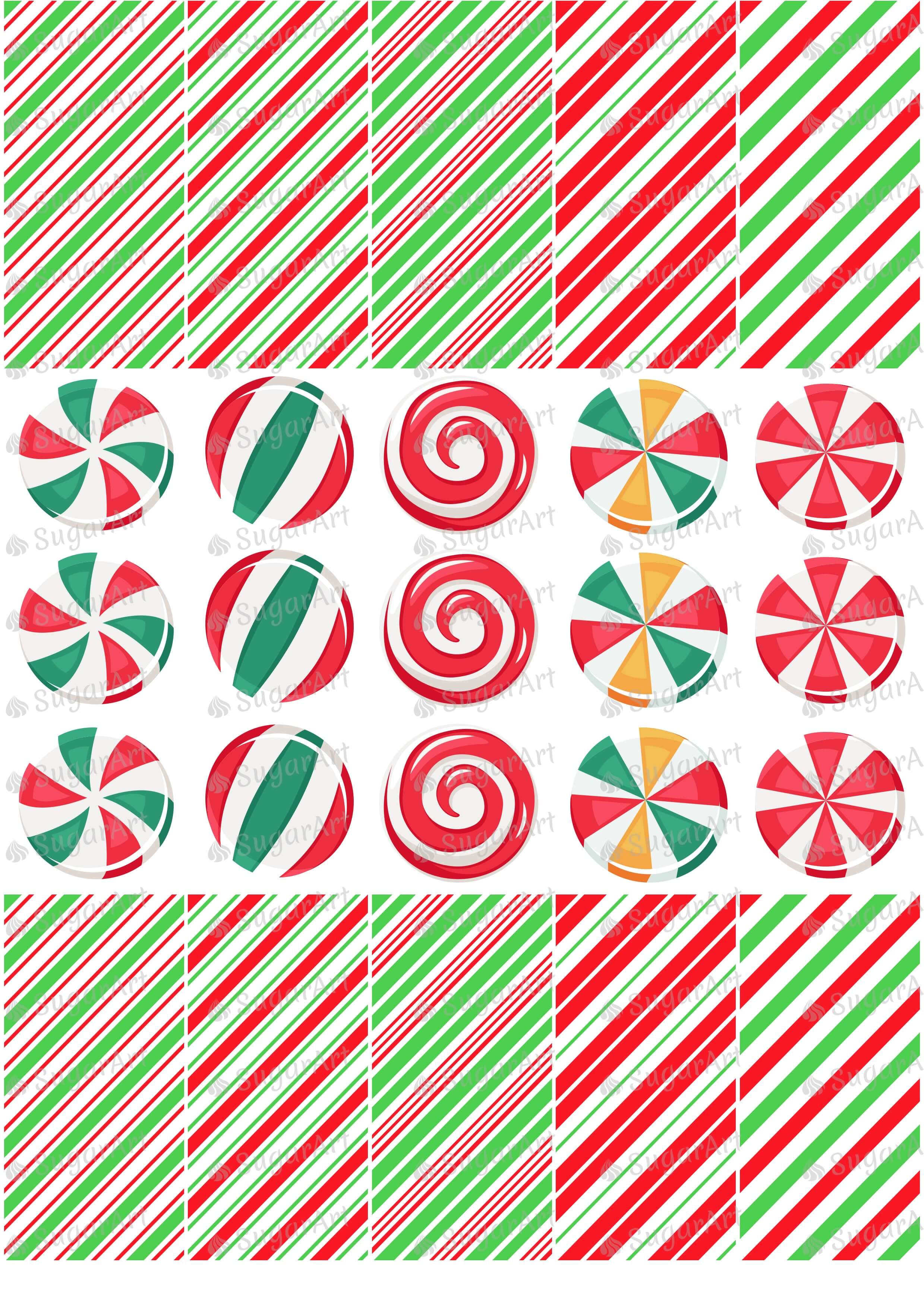 Christmas Candy Cane Collection - HSA109.